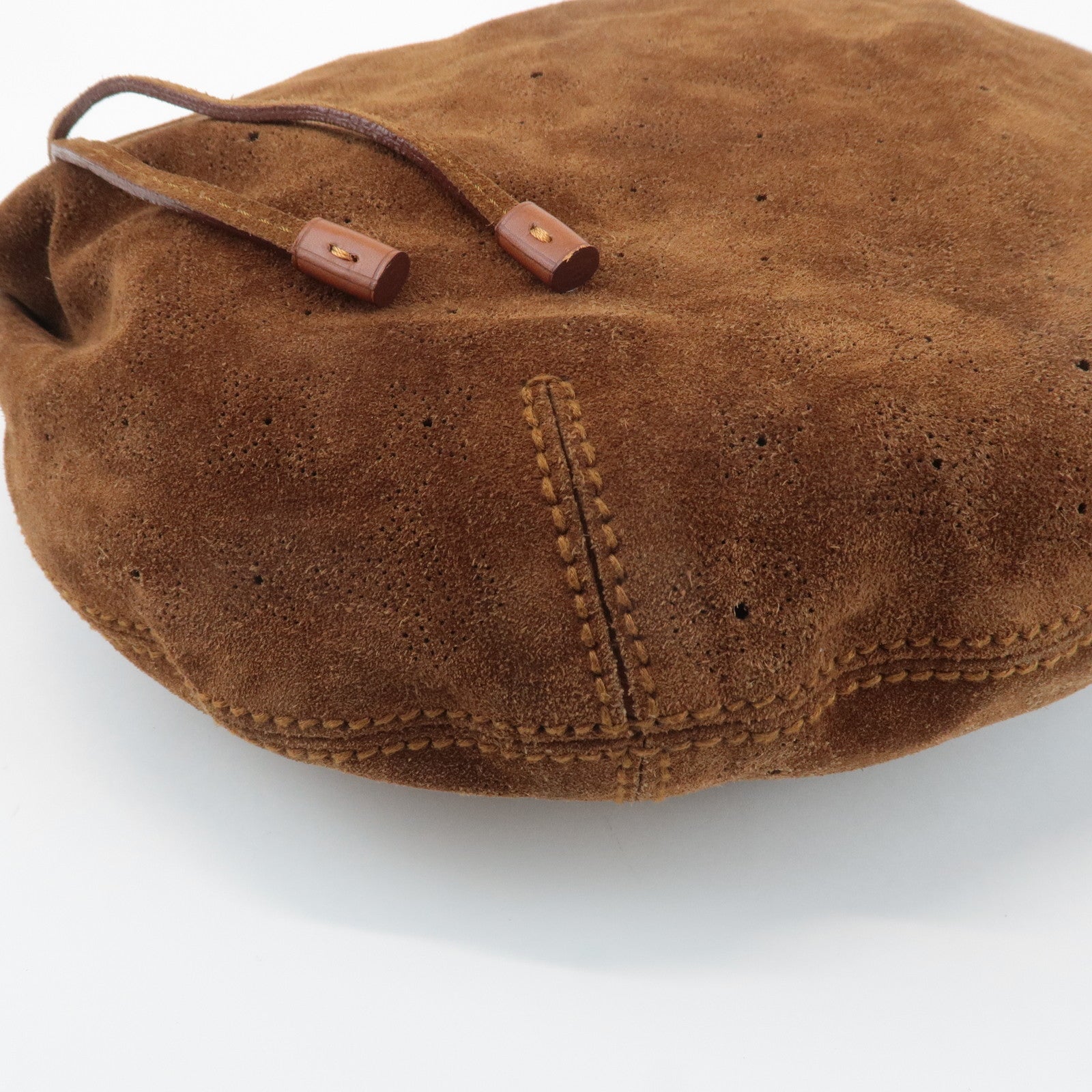 Louis Vuitton Monogram Suede Onata GM Shoulder Bag Cacao M95120 Used