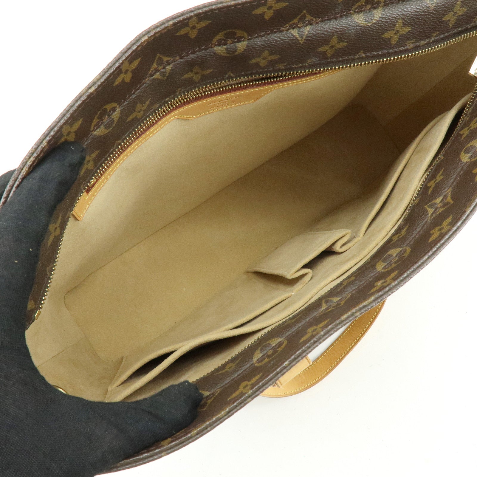 Louis Vuitton Monogram Luco Tote Bag Shoulder Bag Brown M51155