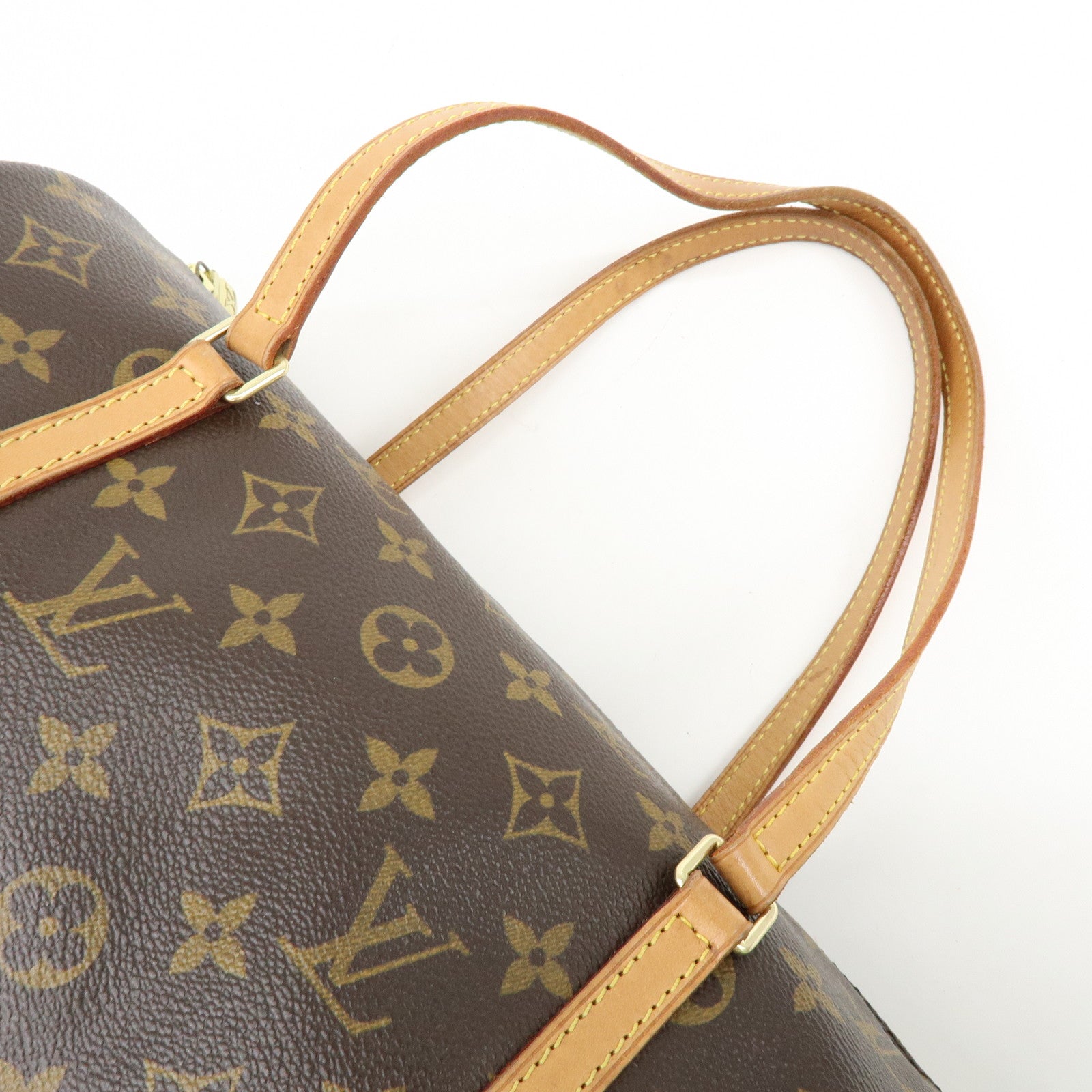 Louis Vuitton Monogram Papillon 30 Hand Bag Brown M51385