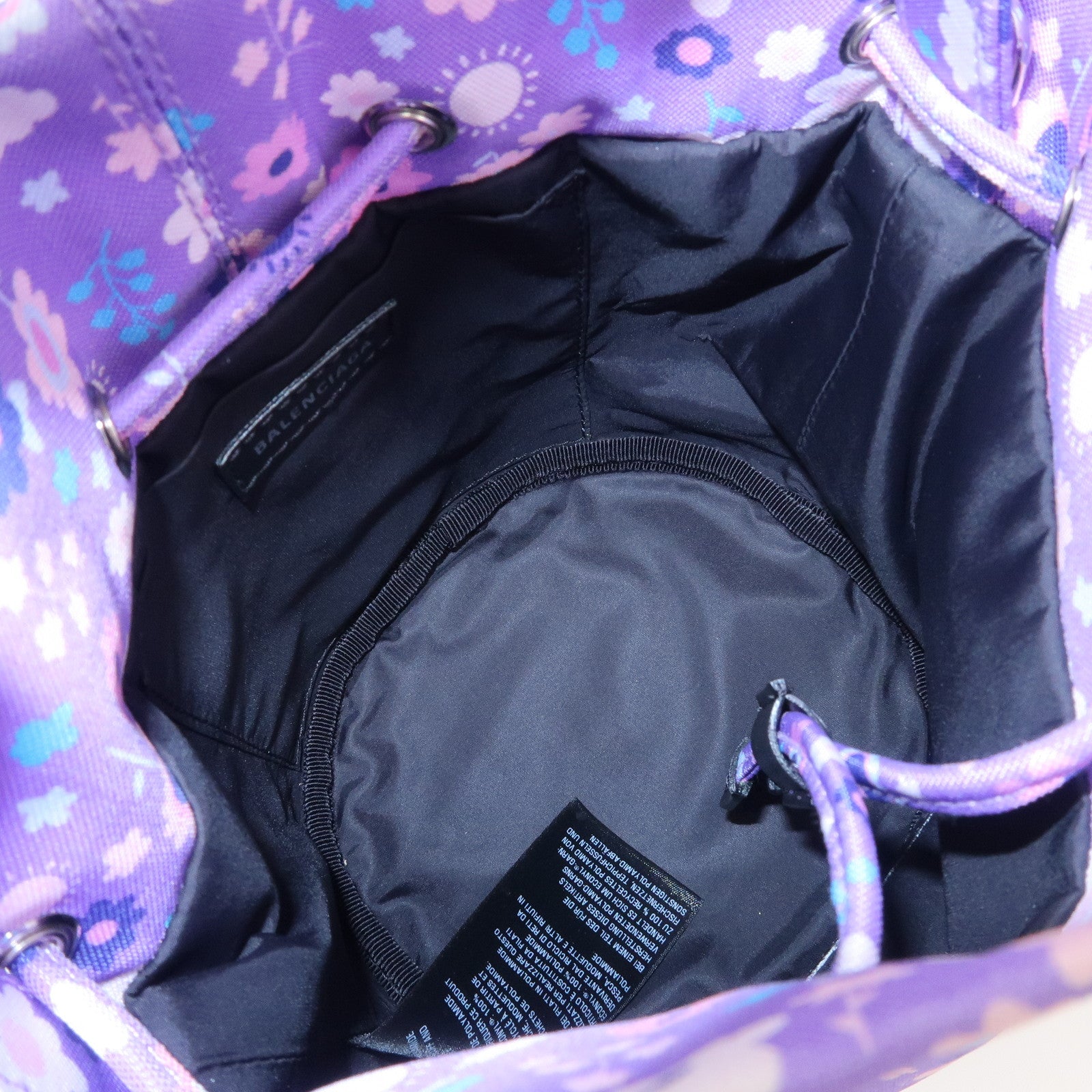 BALENCIAGA Wheel XS Nylon 2Way Bag Shoulder Bag Purple 656682 Used