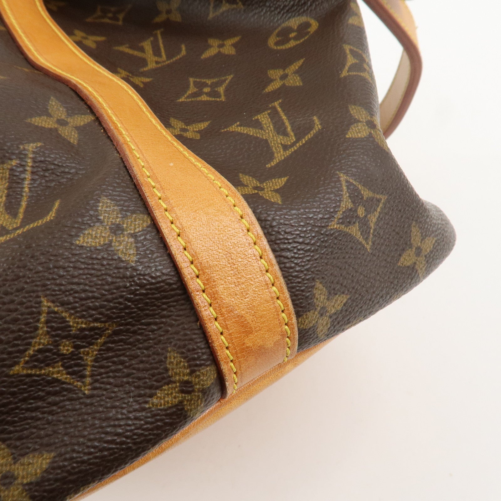 Louis Vuitton Monogram Canvas Petit Noe Shoulder Bag Brown M42226