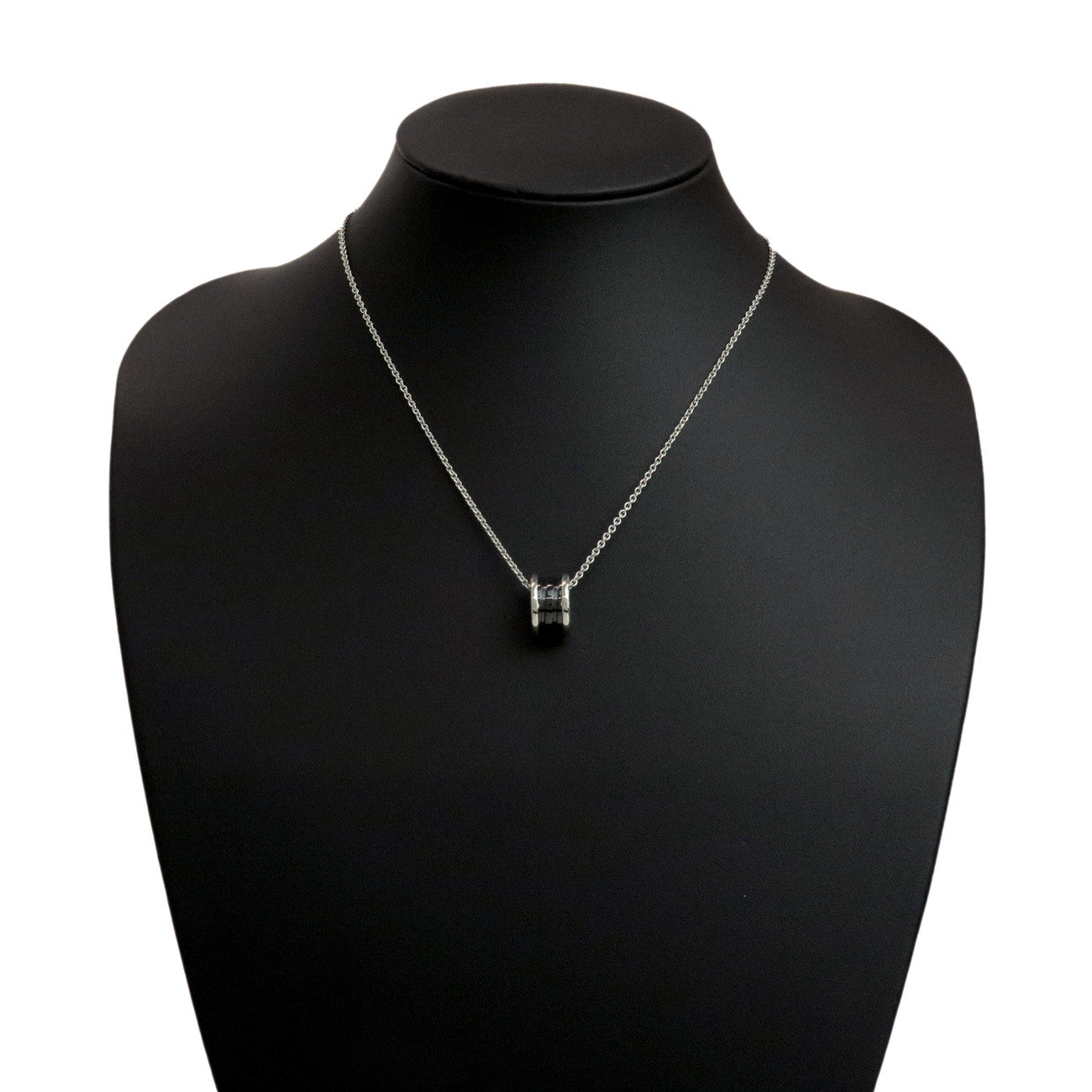 BVLGARI B-Zero1 Save the Children Necklace SV925 Ceramic Silver