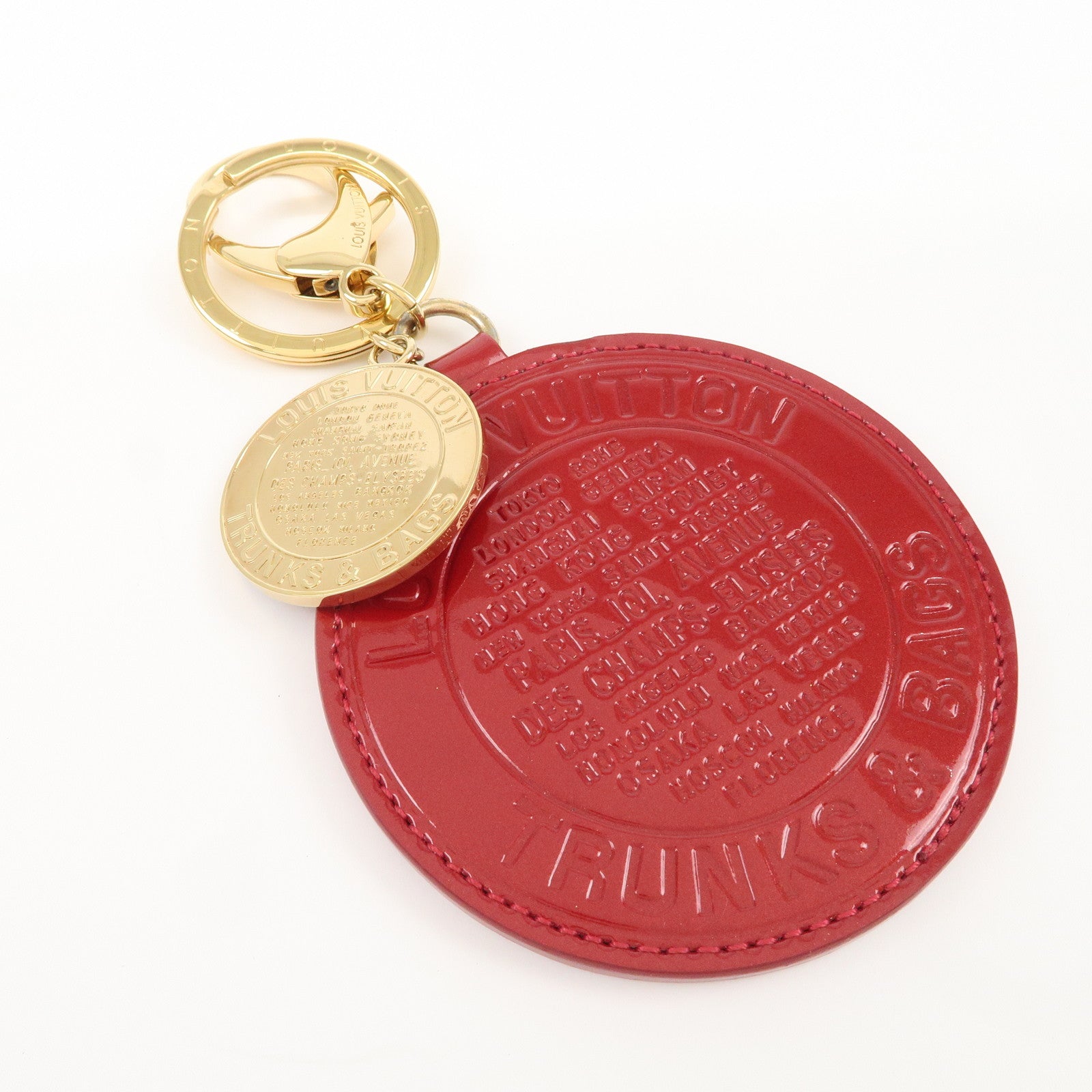 Louis Vuitton Vernis Porte Cles Ron T&B Bag Charm Key Charm M93605