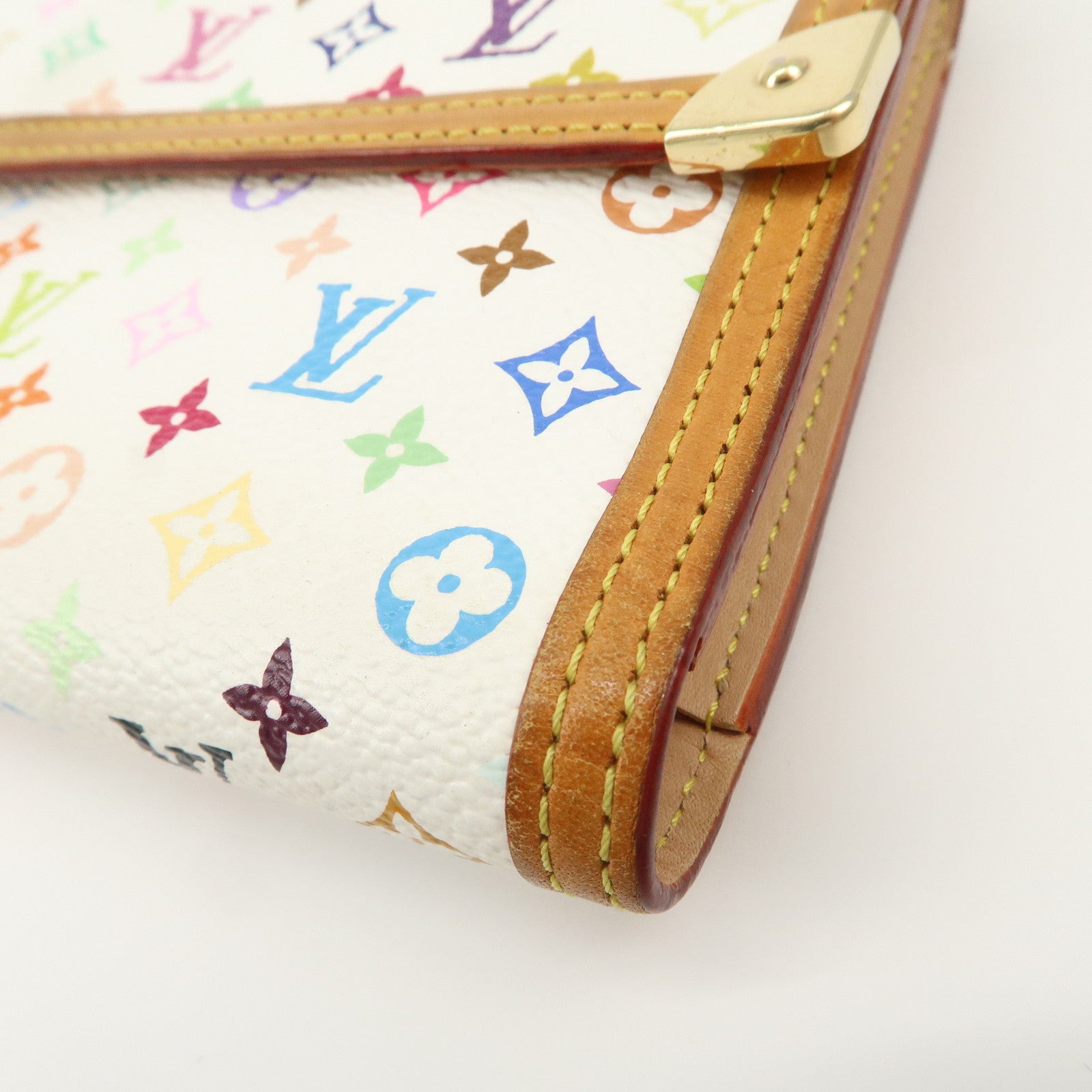 Louis Vuitton Monogram Multicolor Porte Trezor International M92659