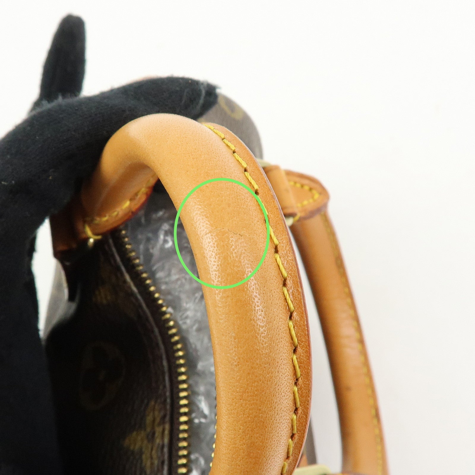 Louis Vuitton Monogram Mini Speedy Hand Bag & Strap Brown M41534