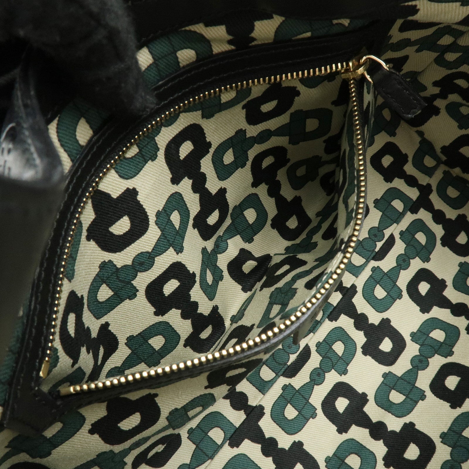 GUCCI Jackie Guccissima Leather Hand Bag Shoulder Bag Black 14819