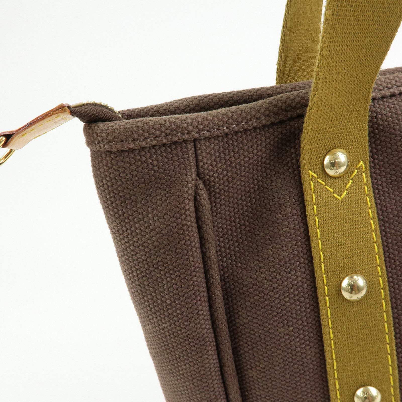 Louis Vuitton Antigua Cabas MM Tote Bag Shoulder Bag Brown M40086