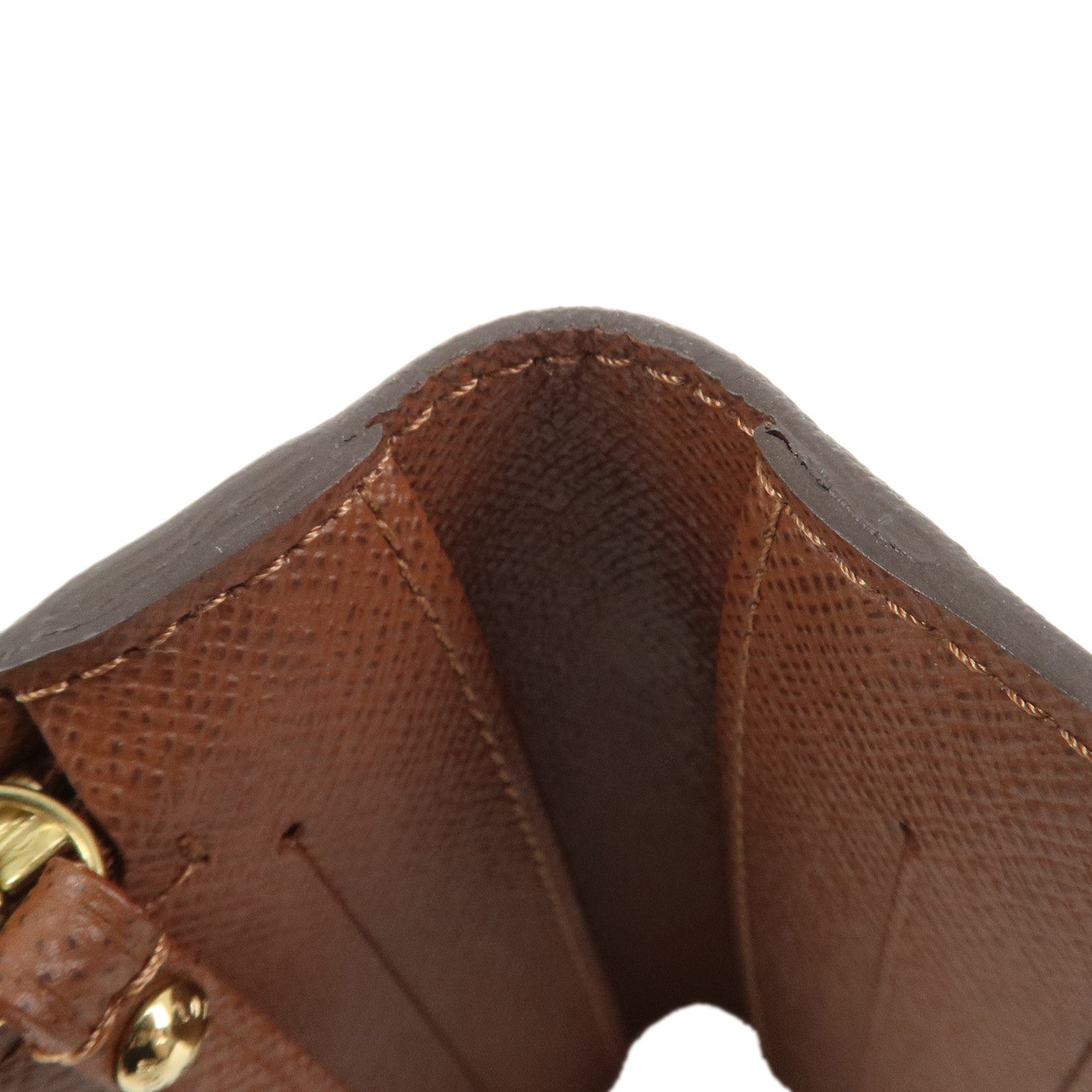 Louis Vuitton Monogram Portemonnaie Insolite Coin Case Brown M60192