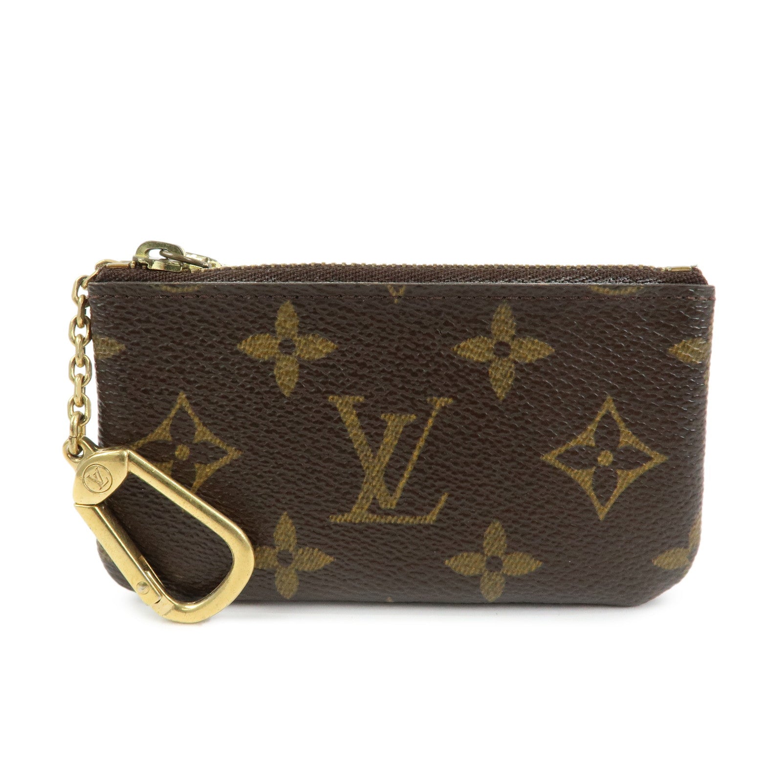 Louis Vuitton Monogram Pochette Cles Coin Case Key Case M62650