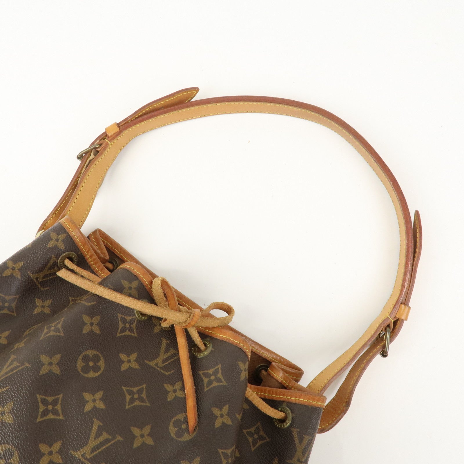 Louis Vuitton Monogram Petit Noe Shoulder Bag Brown M42226