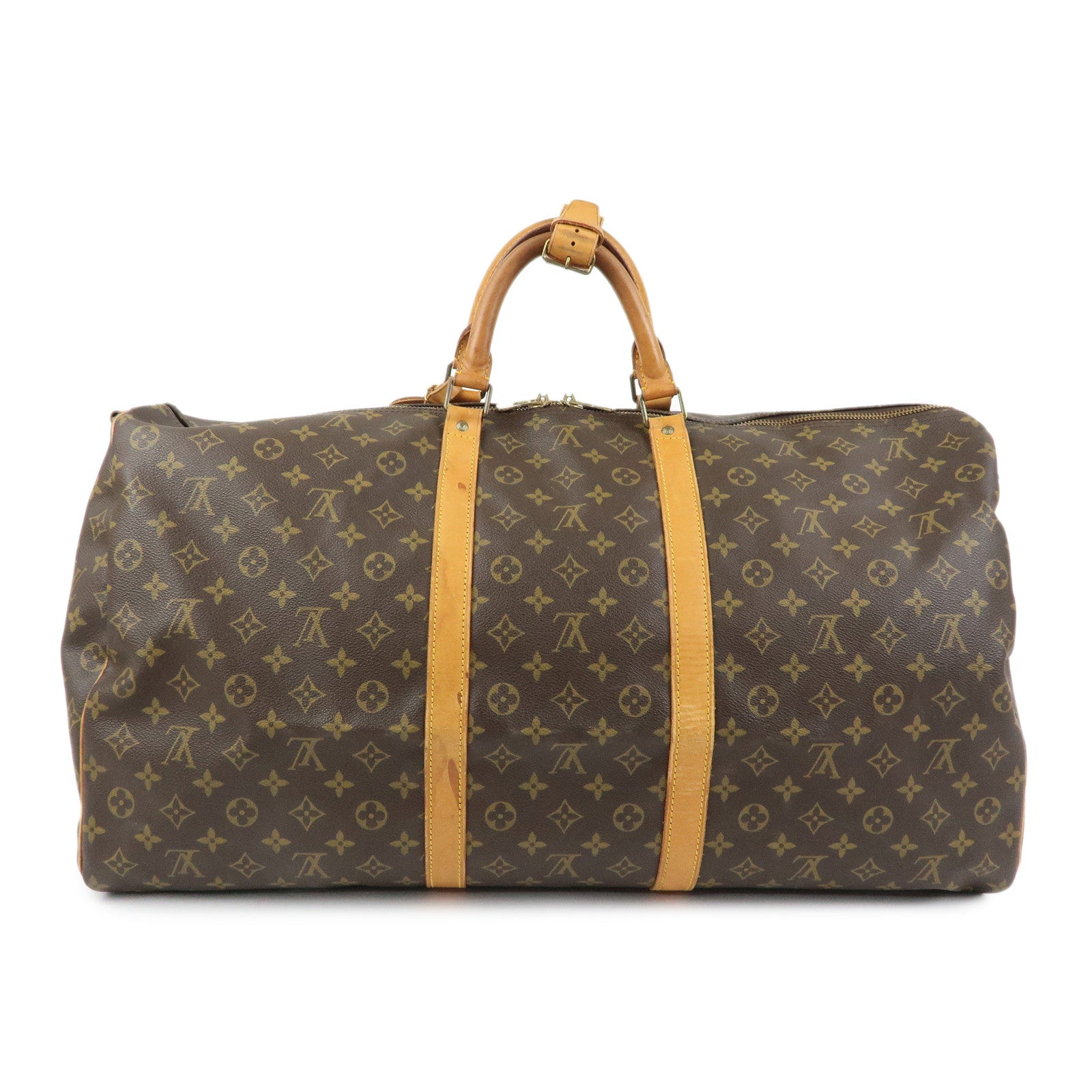Louis Vuitton Monogram Keep All Bandouliere 60 Boston Bag M41412