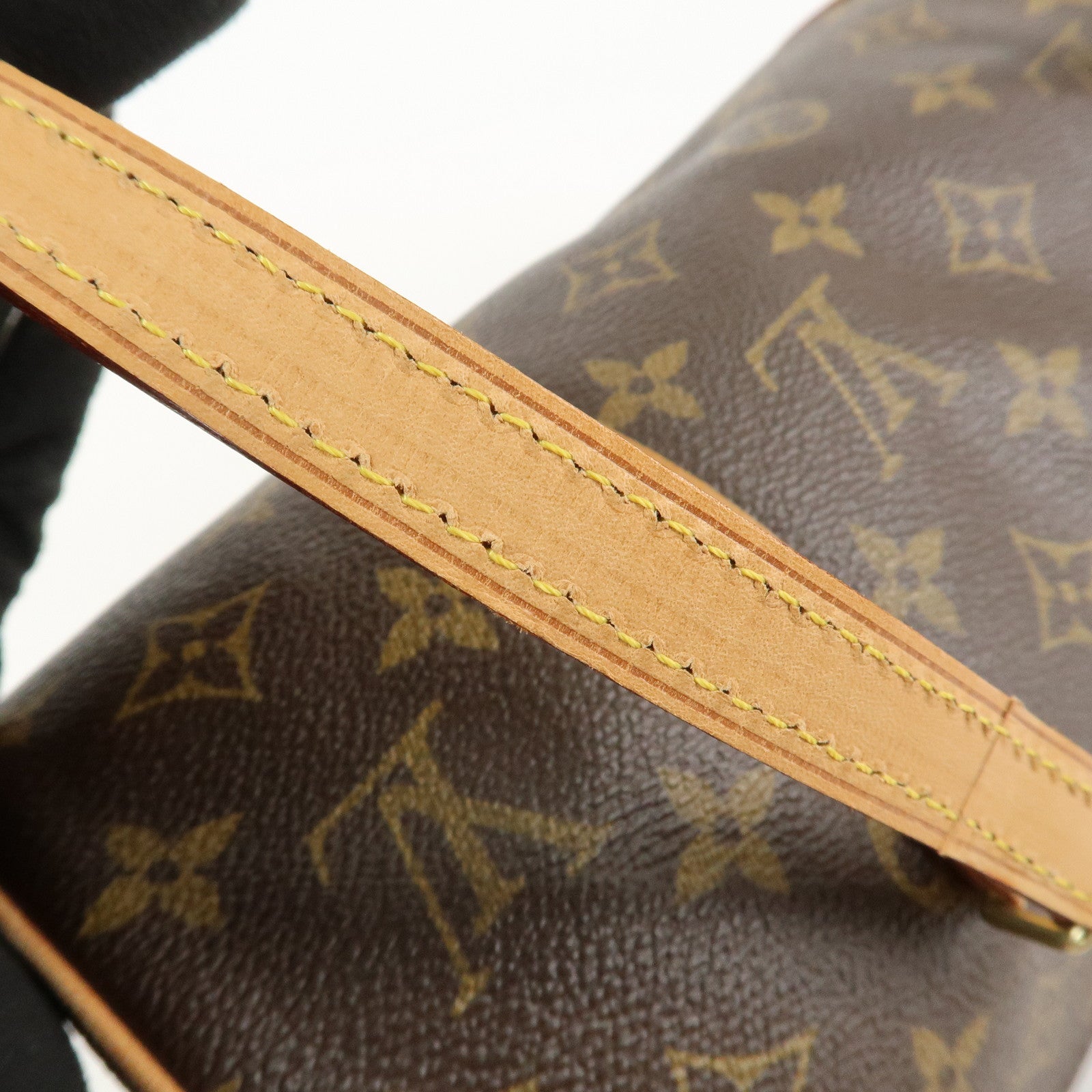 Louis Vuitton Monogram Papillon 30 Hand Bag New Style Brown M51385 Used