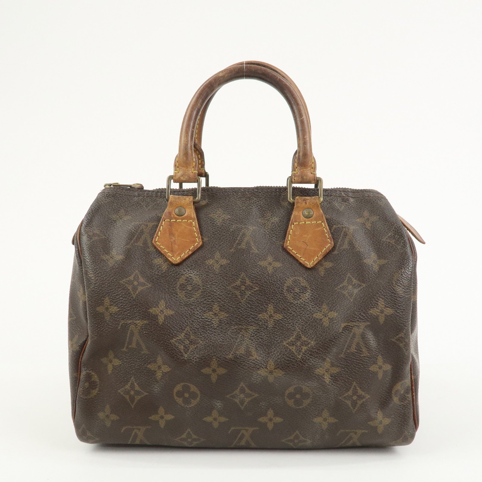 Louis Vuitton Monogram Speedy 25 Boston Bag Hand Bag Brown M41528
