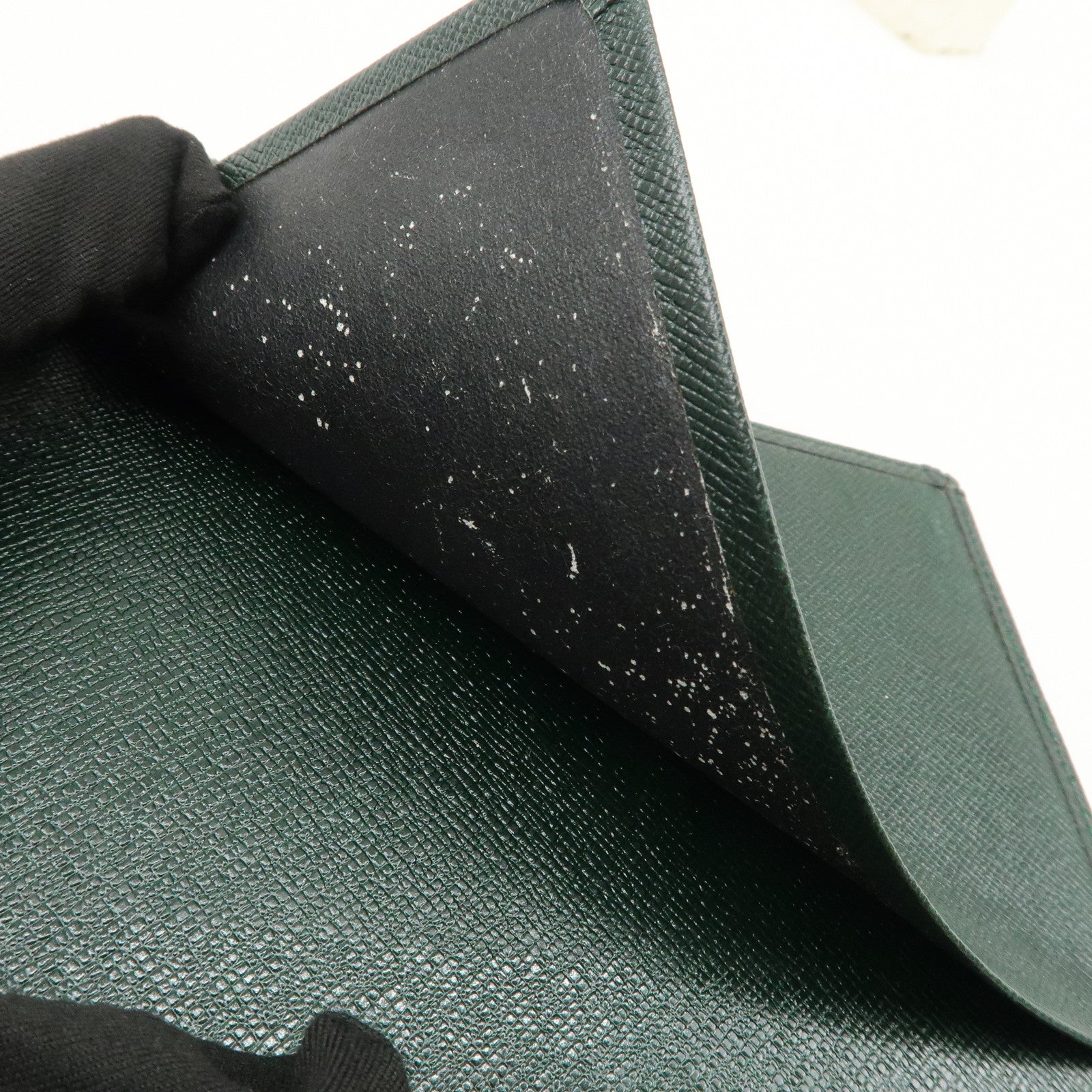 Louis Vuitton Taiga Agenda MM Planner Cover Epicea R20431 Used