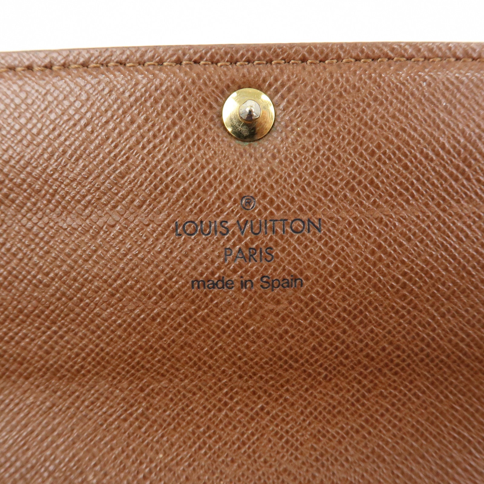Louis Vuitton Monogram Portefeuille Sarah Long Wallet Brown M61734