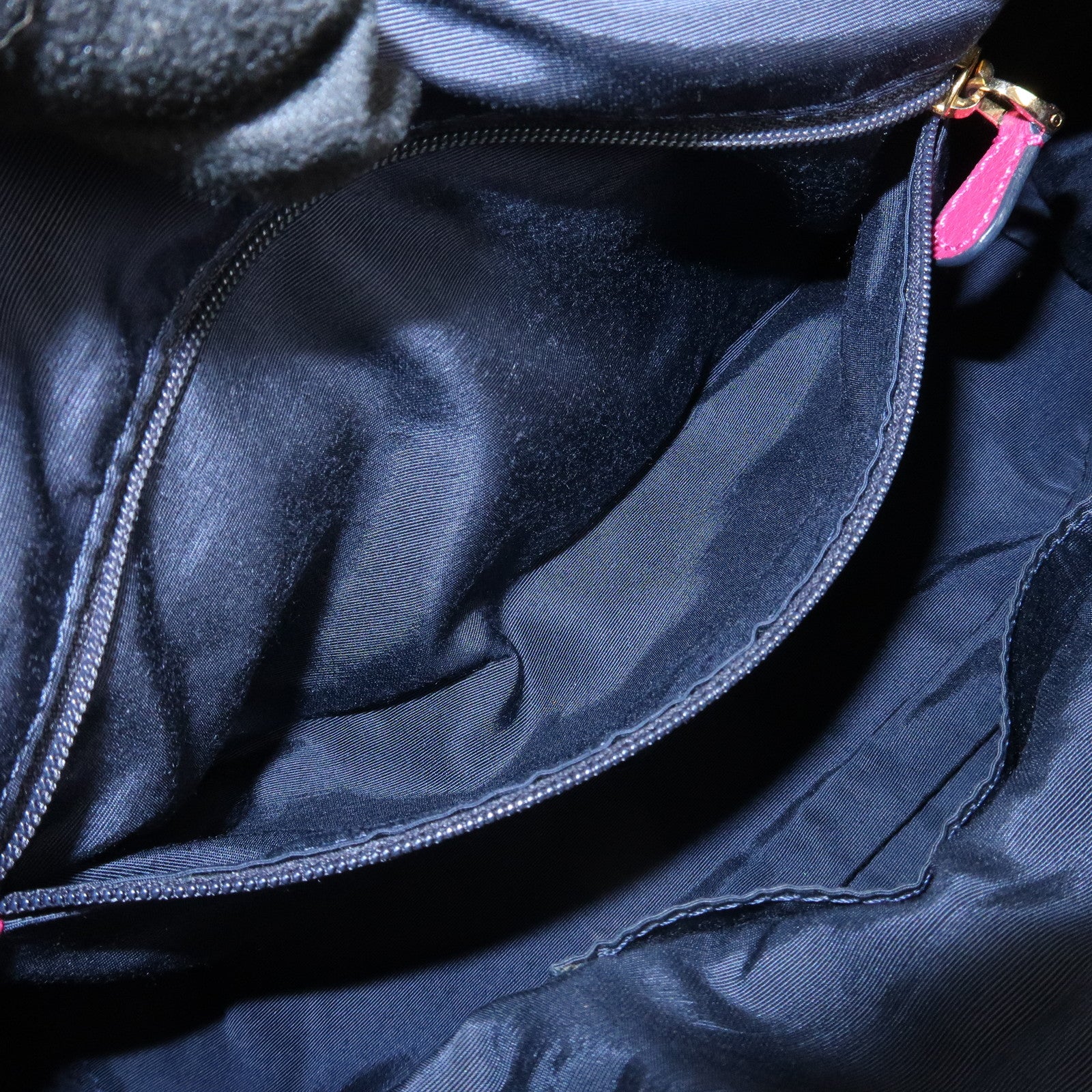 LOEWE Anagram Leather 2WAY Hand Bag Shoulder Bag Hot Pink Used