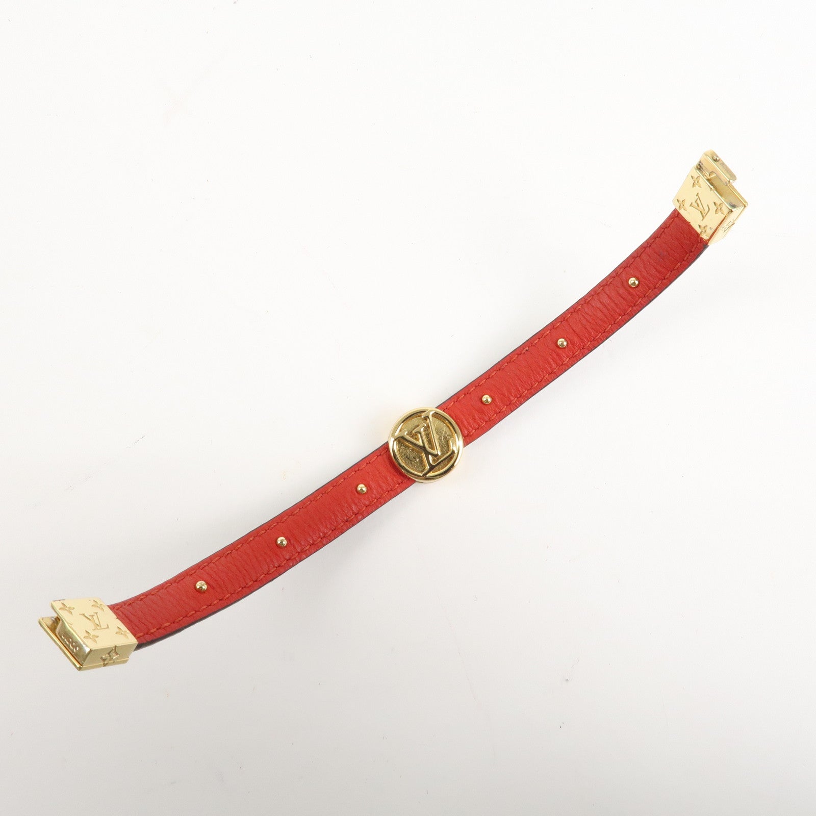 Louis Vuitton Monogram LV Circle Reversible Bracelet M6268E Used