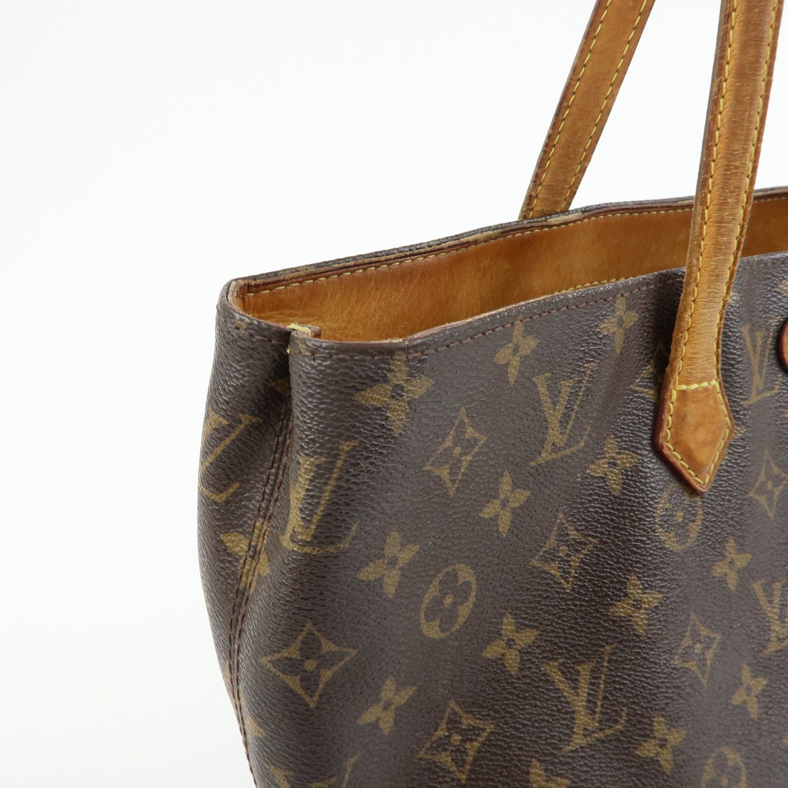 Louis Vuitton Monogram Wilshire MM Tote Bag Brown M45644