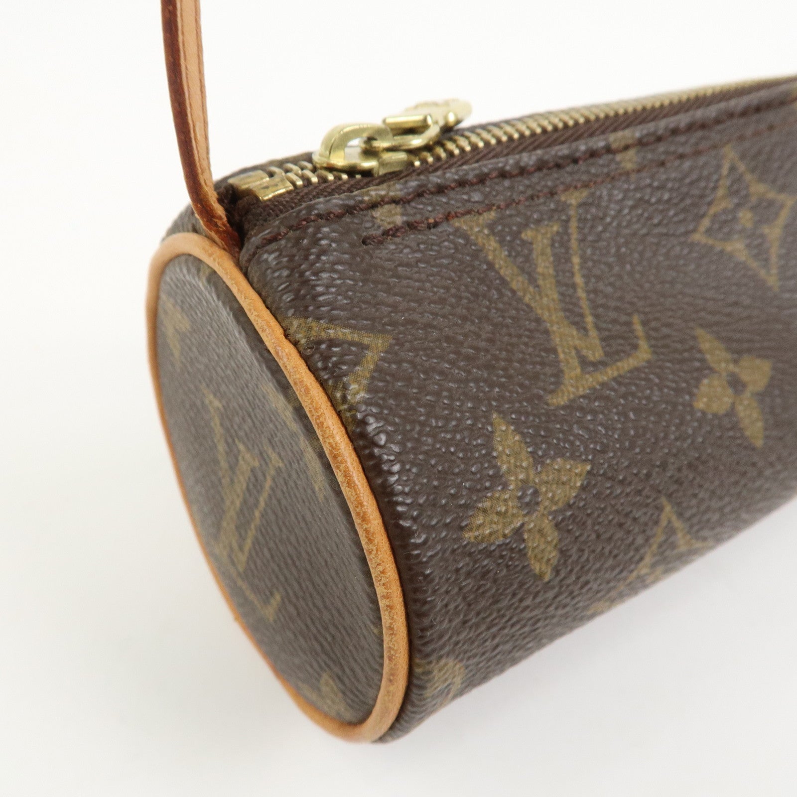 Louis Vuitton Monogram Mini Pouch for Papillon Bag Brown