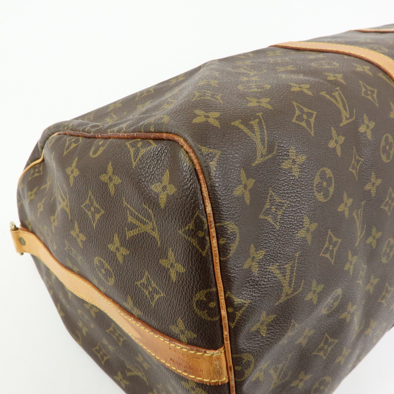 Louis Vuitton Monogram Keep All Bandouliere 55 Boston Bag M41414