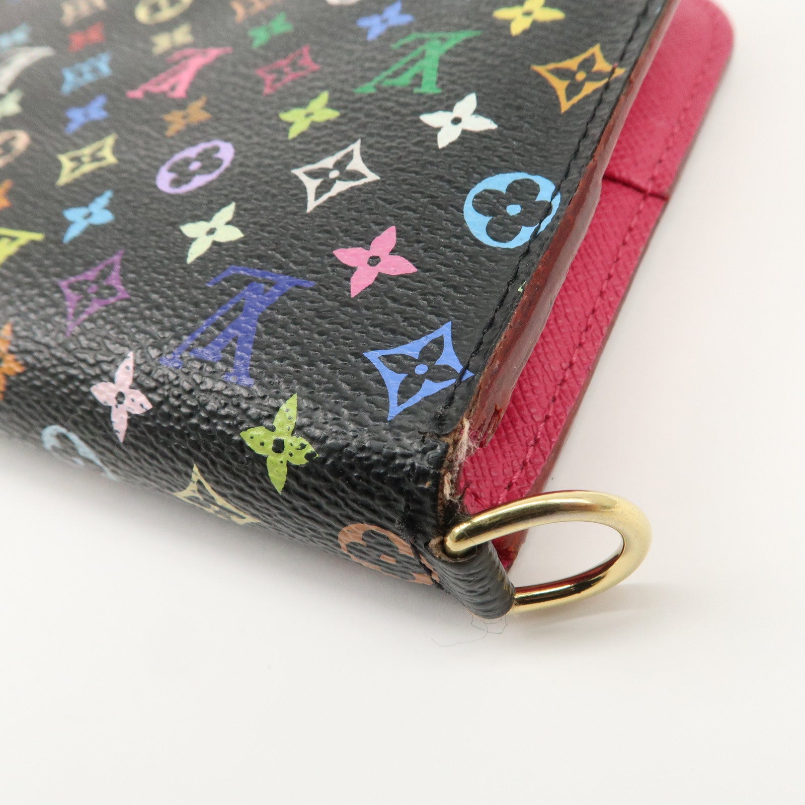 Louis Vuitton Multicolor Portefeuille Insolite Long Wallet Noir M93754 Used