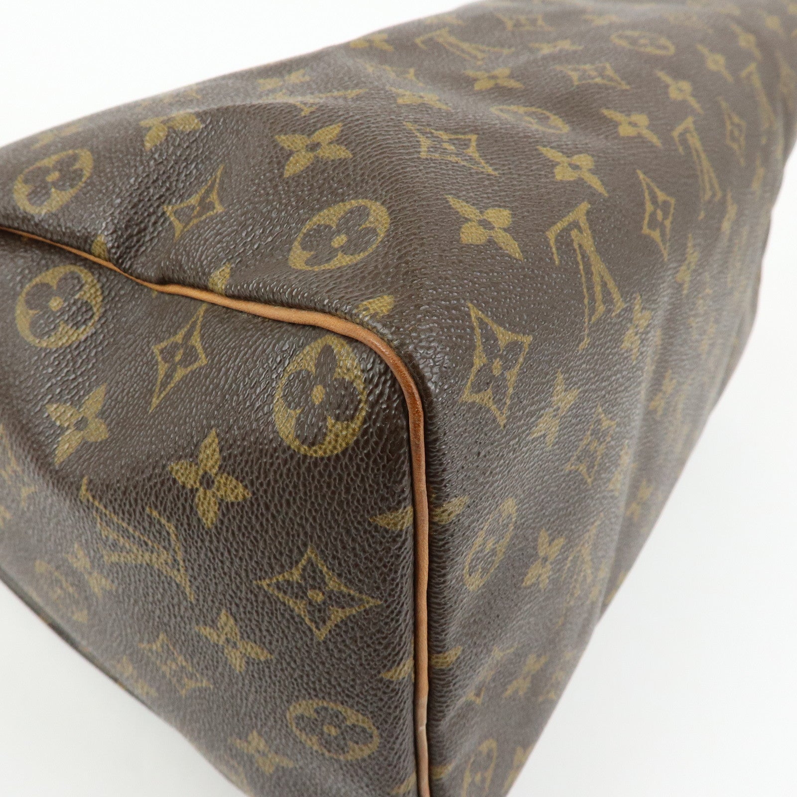 Louis Vuitton Monogram Speedy 35 Boston Bag Hand Bag Brown M41524