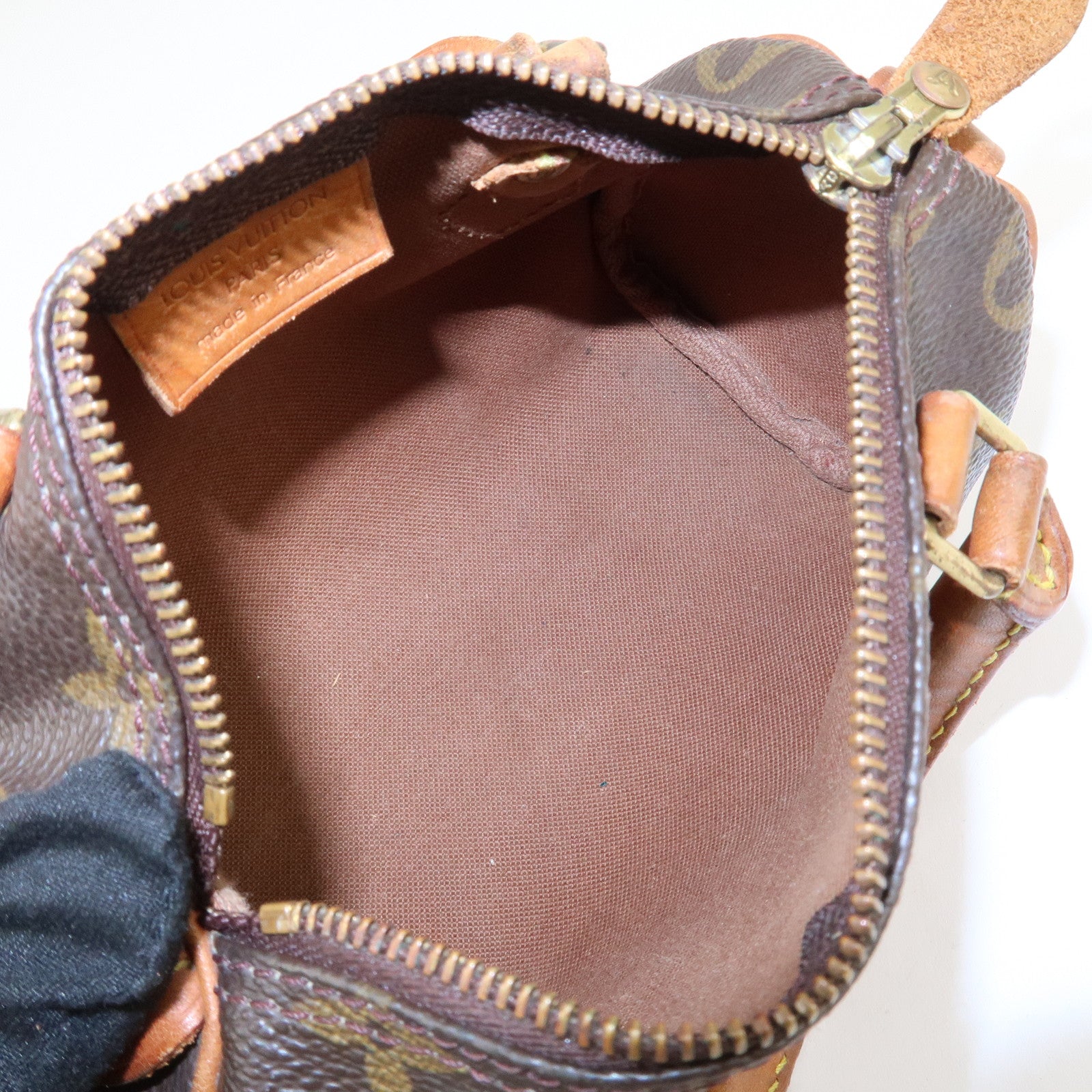 Louis Vuitton Monogram Mini Speedy & Strap Brown M41534 J75010