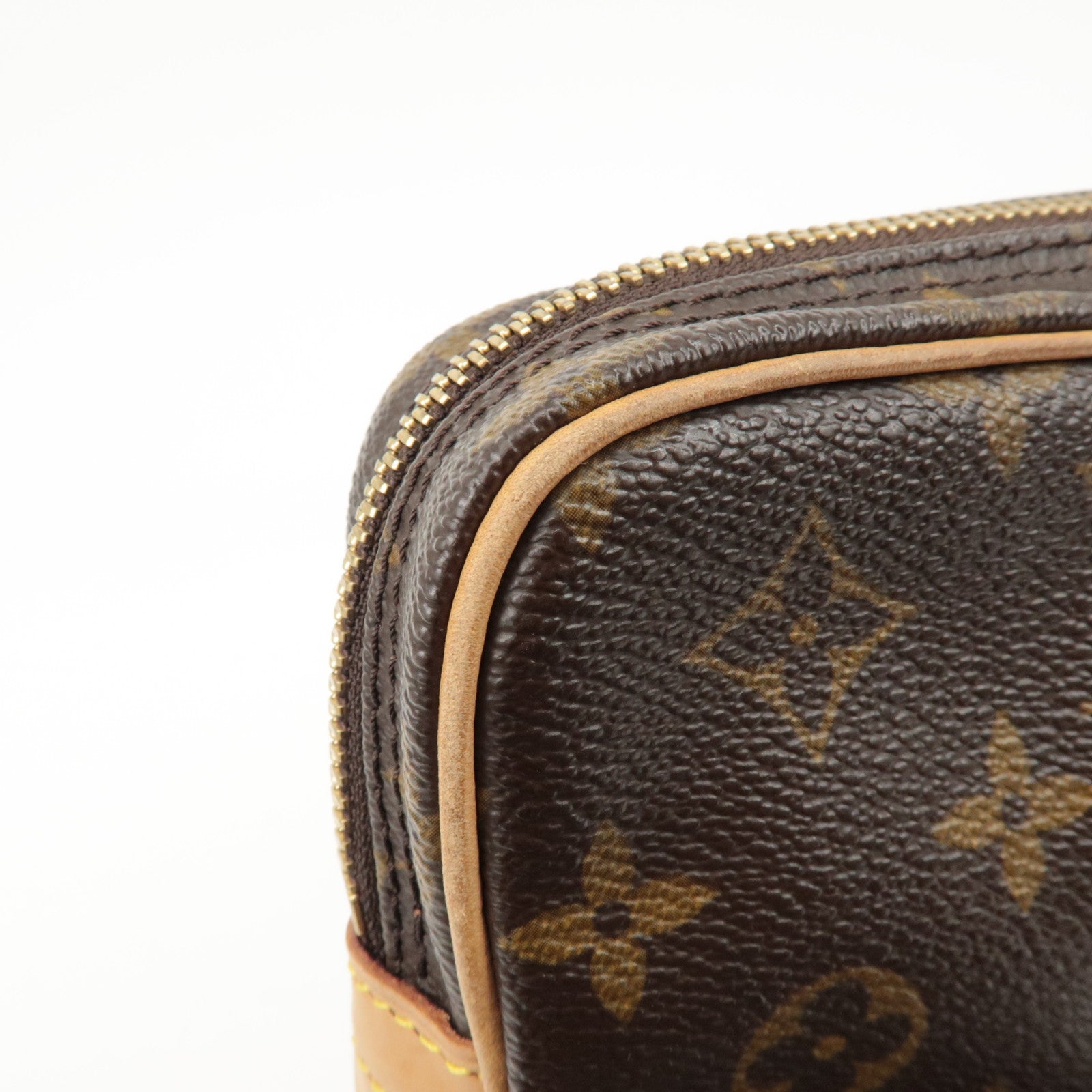 Louis Vuitton Monogram Pochette Marly Bandouliere Bag Brown M51828 Used