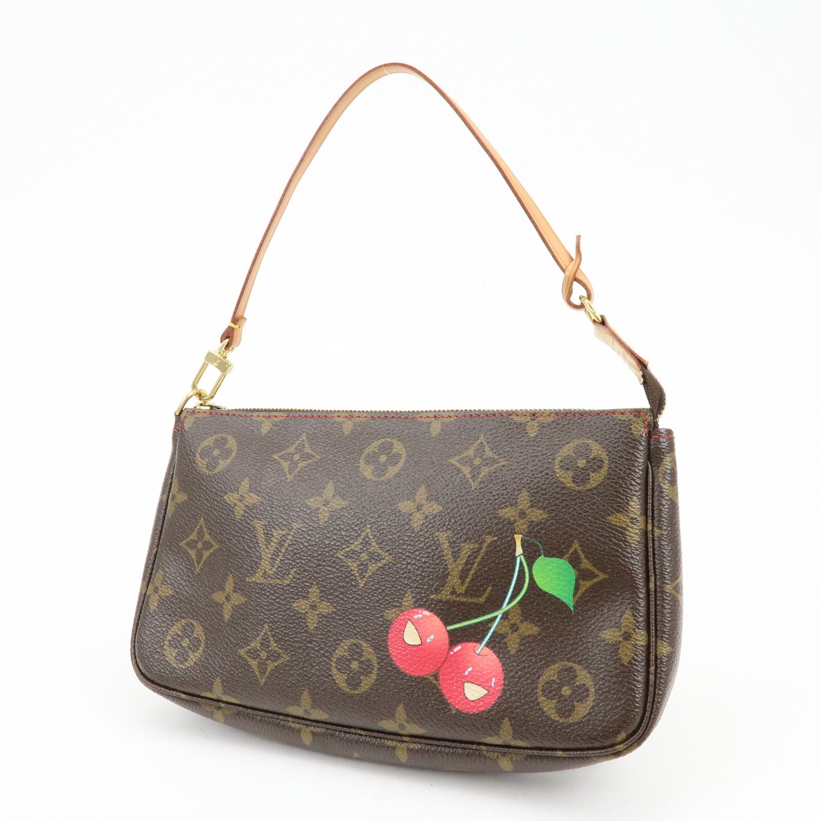 Louis Vuitton Monogram Cherry Pochette Accessoires Pouch M95008