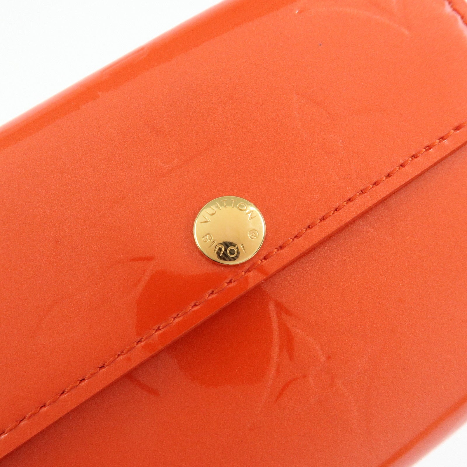 Louis Vuitton Monogram Vernis Leather Ludlow Orange Sunset M93630