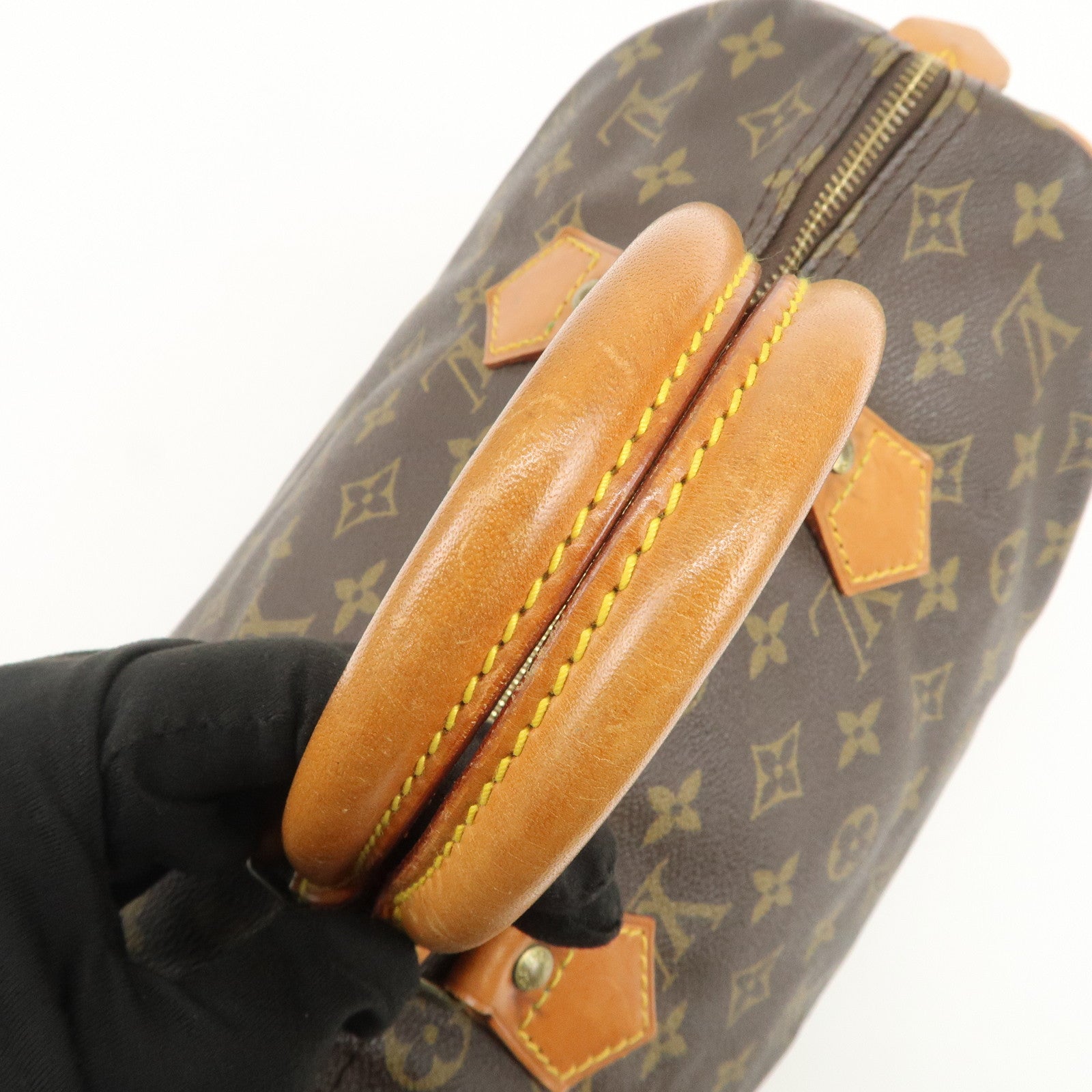 Louis Vuitton Monogram Speedy 30 Boston Bag Hand Bag Brown M41526
