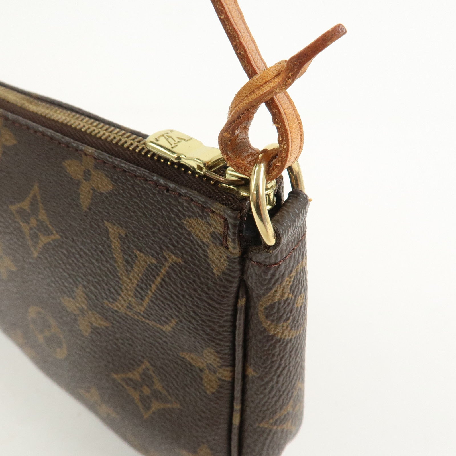Louis Vuitton Monogram Pochette Accessoires Pouch Hand Bag M51980