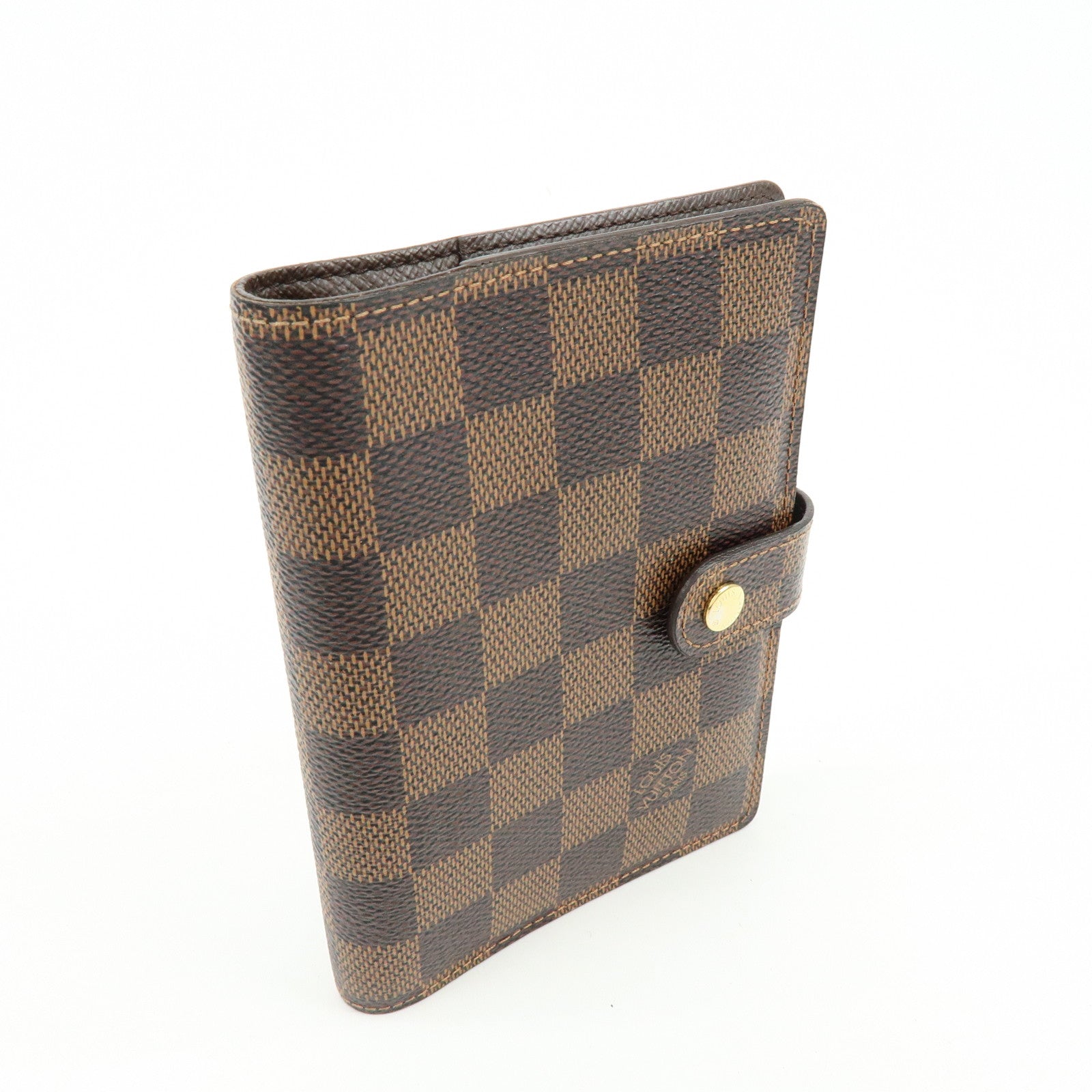 Louis Vuitton Damier Ebene Agenda PM Planner Cover Brown R20700