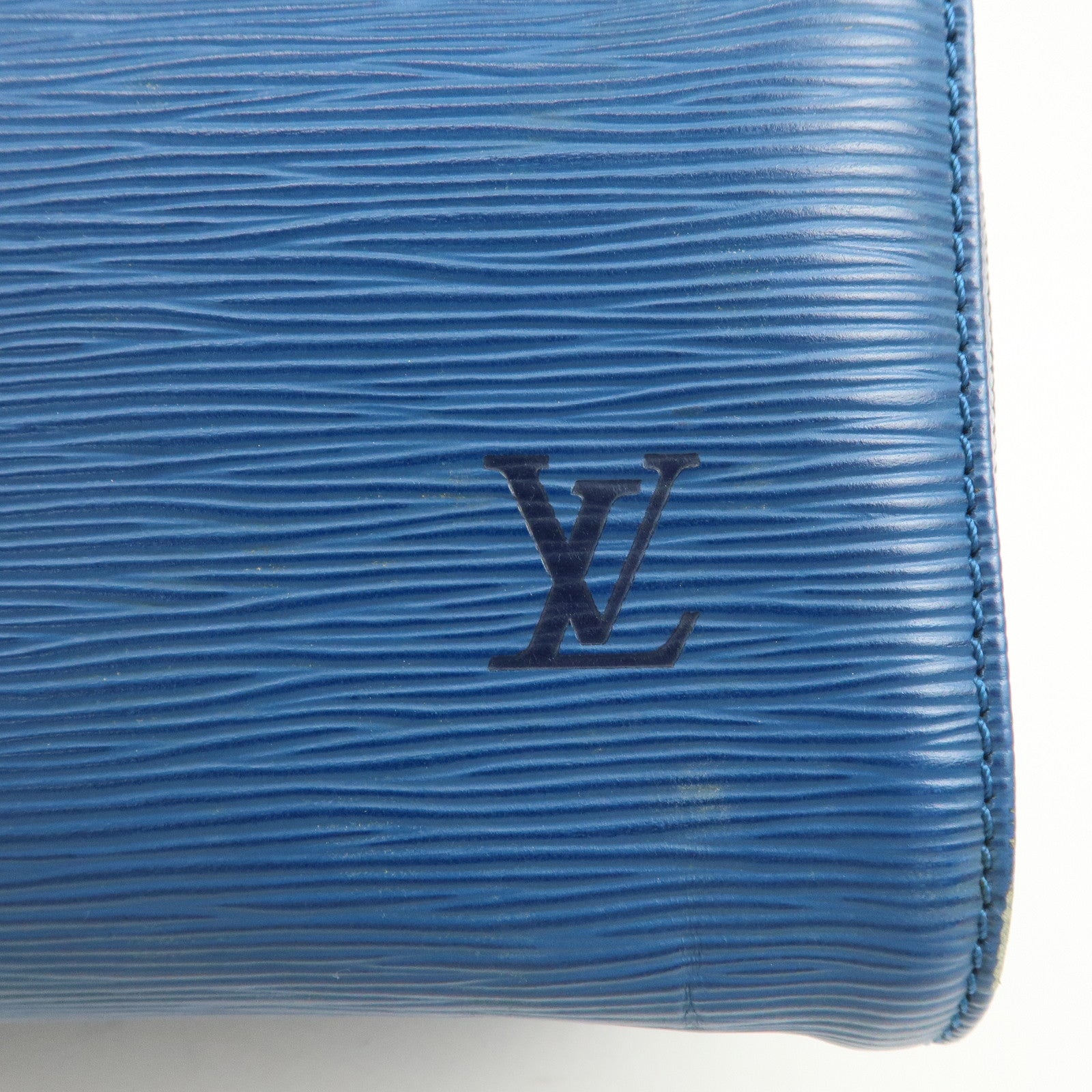 Louis Vuitton Epi Speedy 30 Hand Bag Boston Bag Toledo Blue M43005