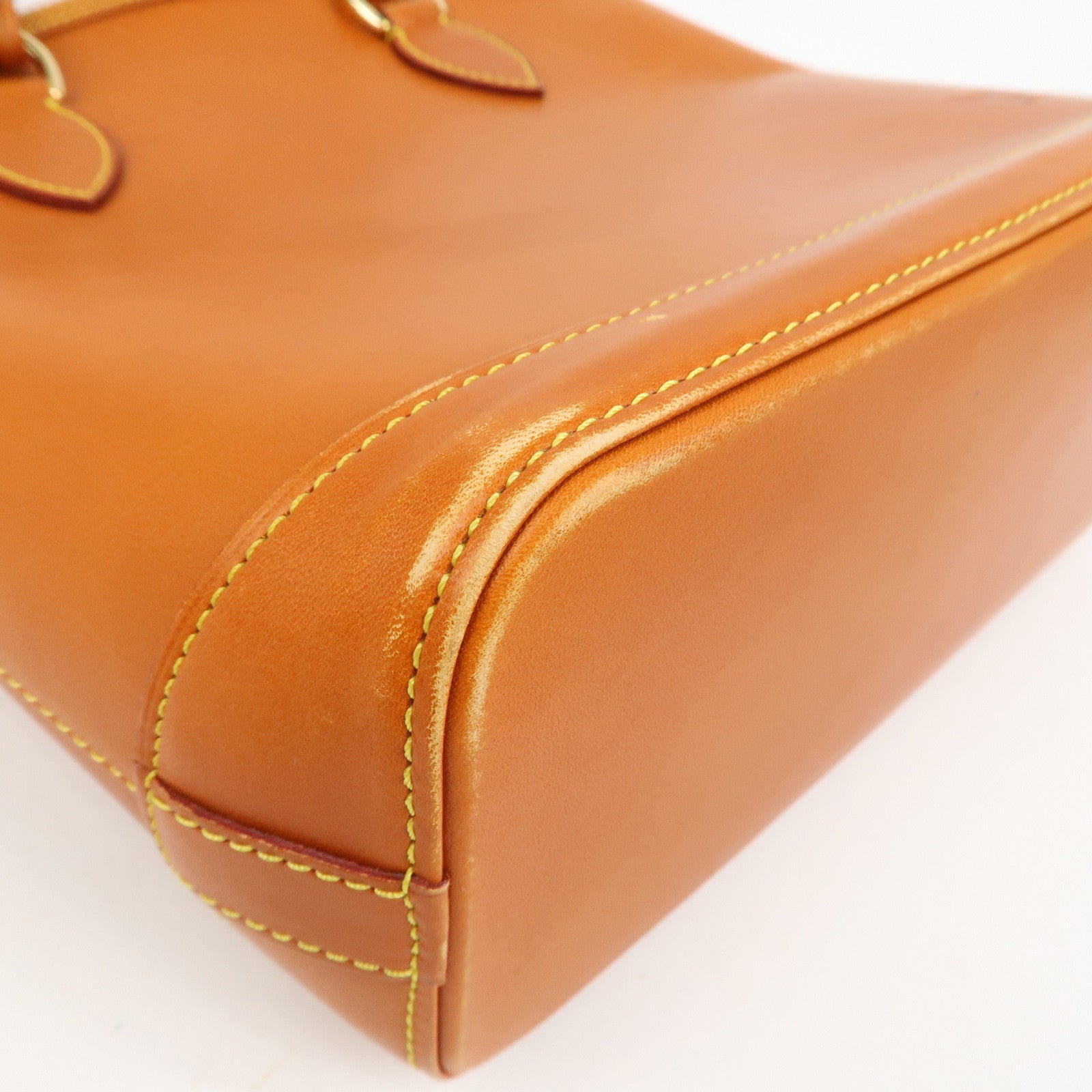 Louis Vuitton Lockit Nomade Leather Hand Bag Caramel Brown M85388