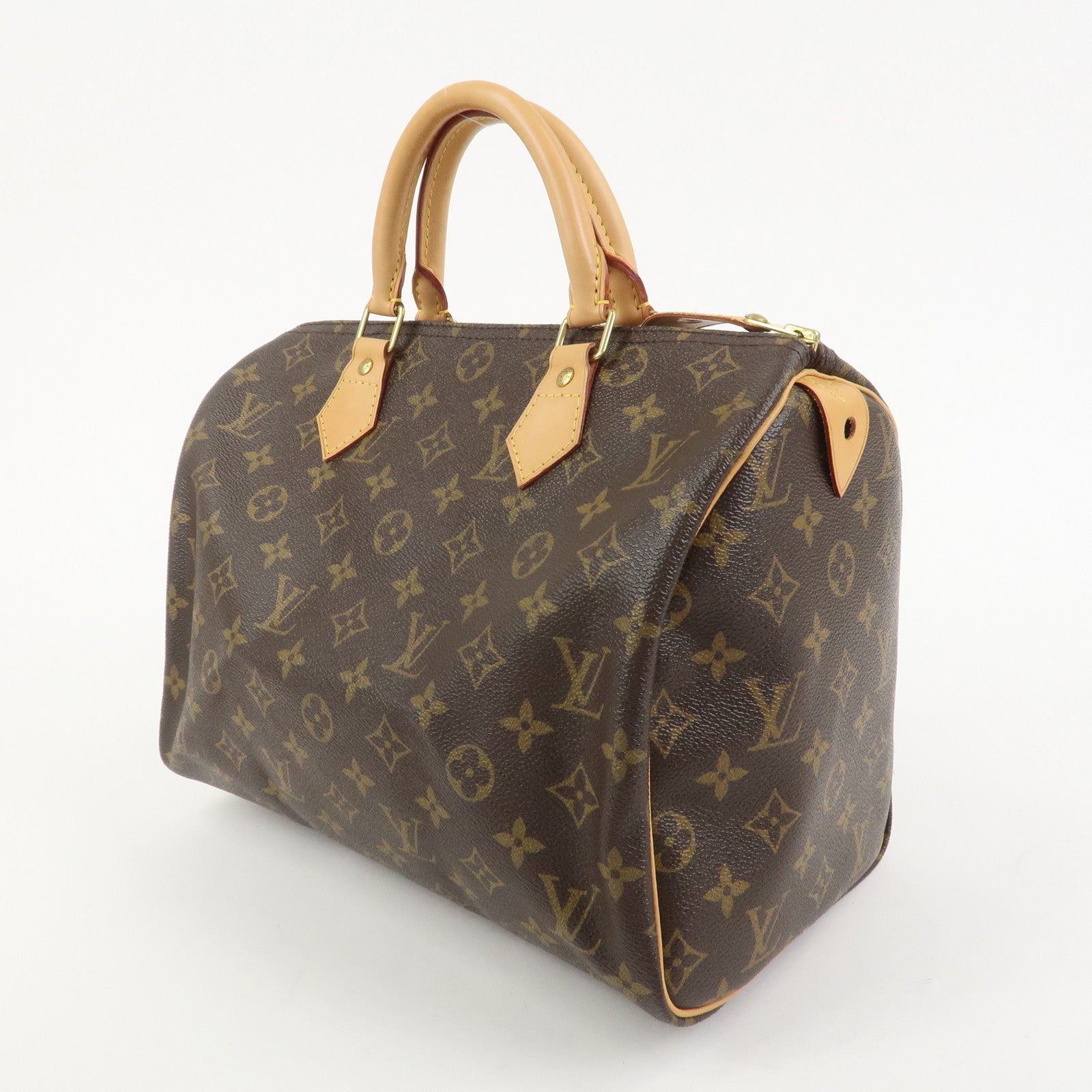 Louis Vuitton Monogram Speedy 30 Boston Bag Hand Bag Brown M41526