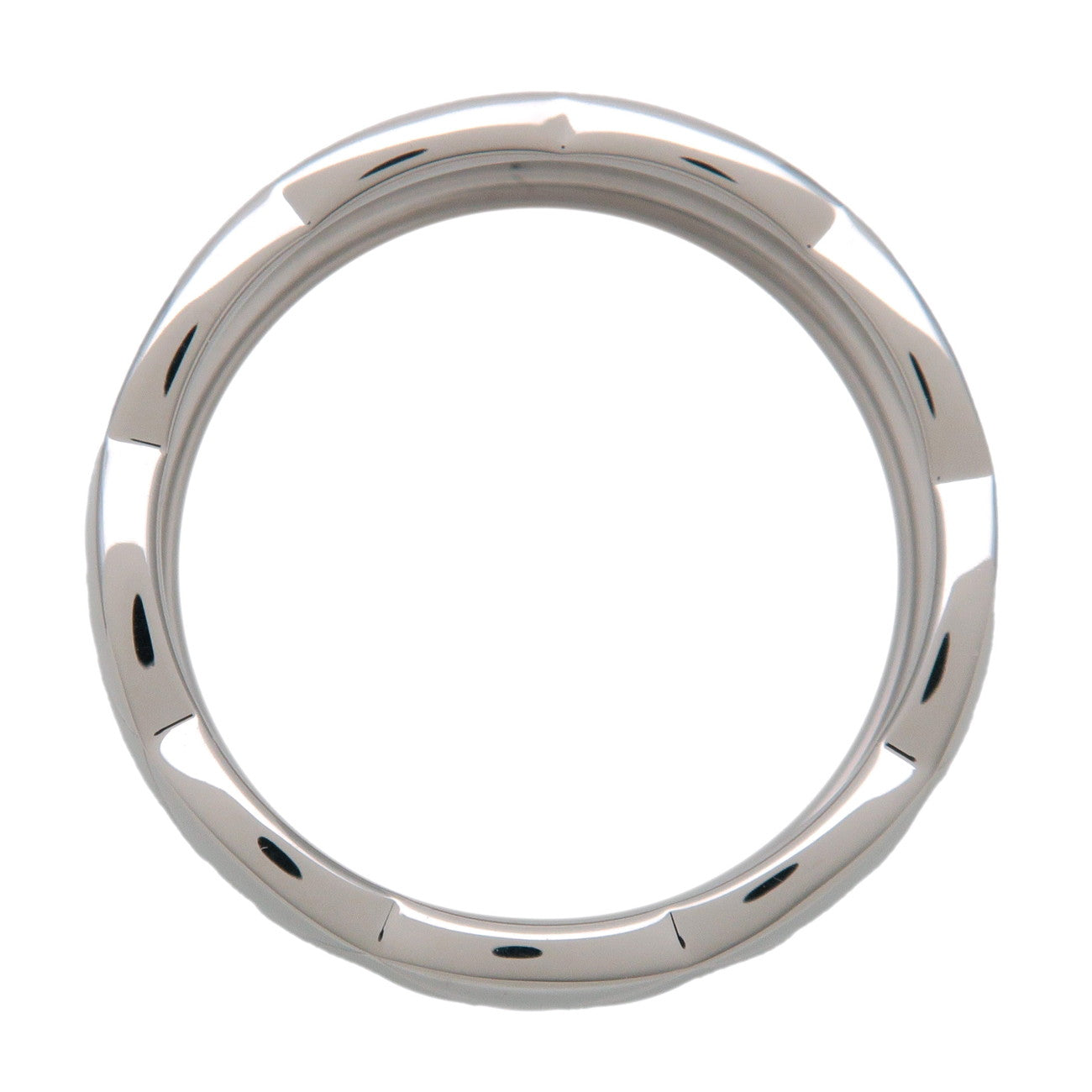 CHANEL COCO Crush Ring Medium 750WG White Gold #50 US5-5.5 J10570