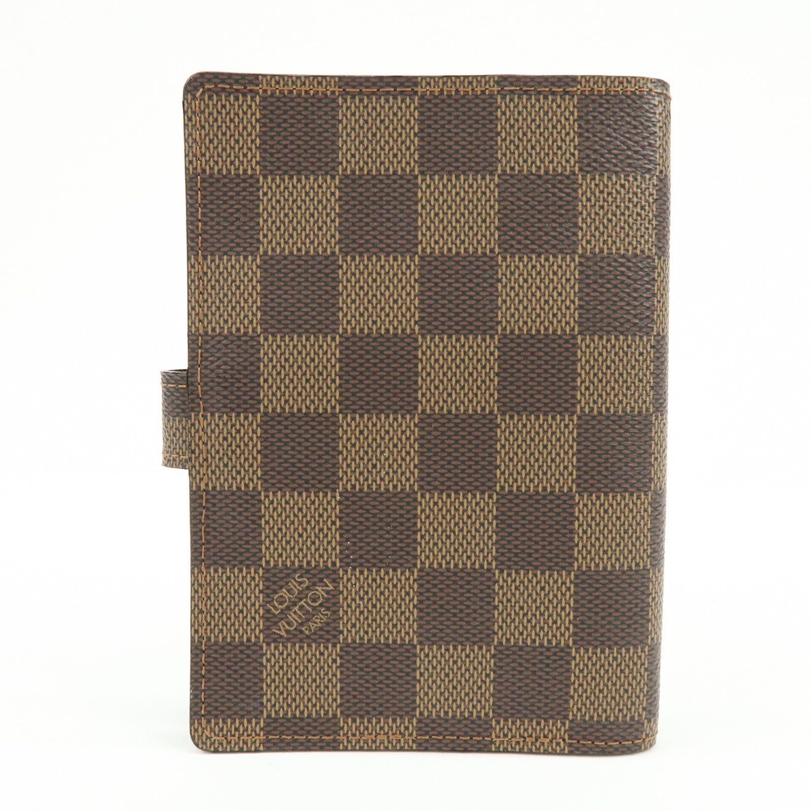 Louis Vuitton Damier Agenda PM Planner Cover Brown R20700