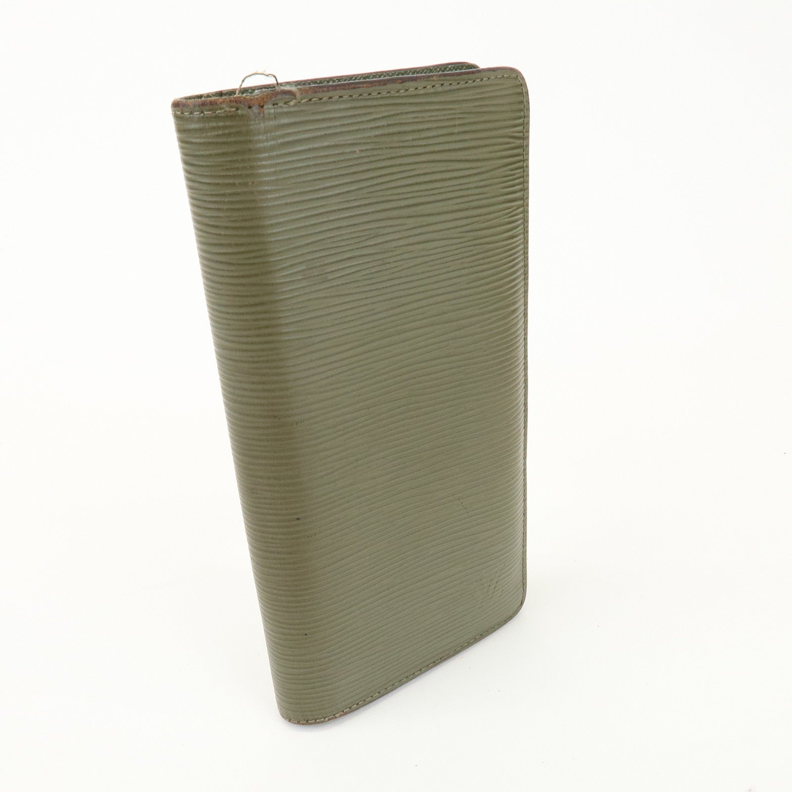 Louis Vuitton Epi Leather Portefeuille Brazza Wallet Khaki M61819