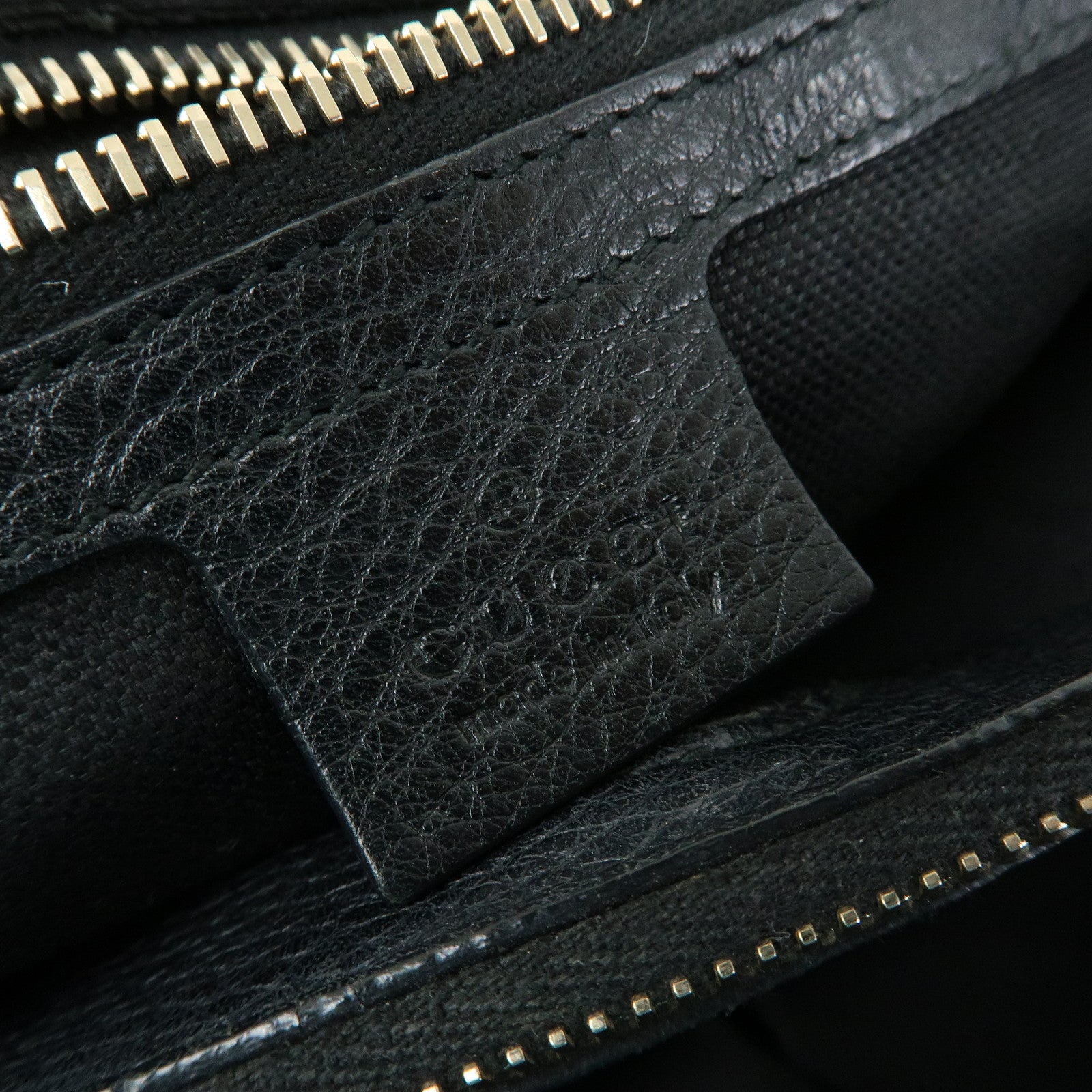 GUCCI Bamboo Shopper Medium Leather 2Way Hand Shoulder Bag 323660