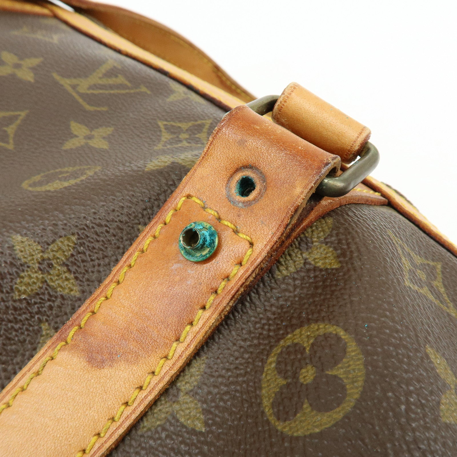 Louis Vuitton Monogram Sac Souple 55 Boston Bag Brown M41622
