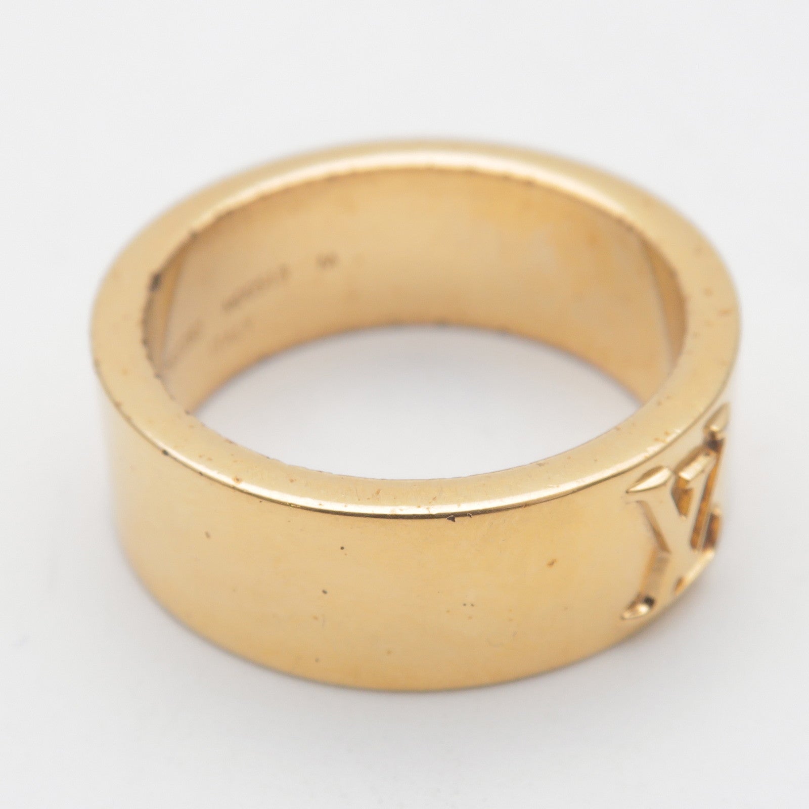 Louis Vuitton Bague LV Instinct Ring Metal M Gold M00513