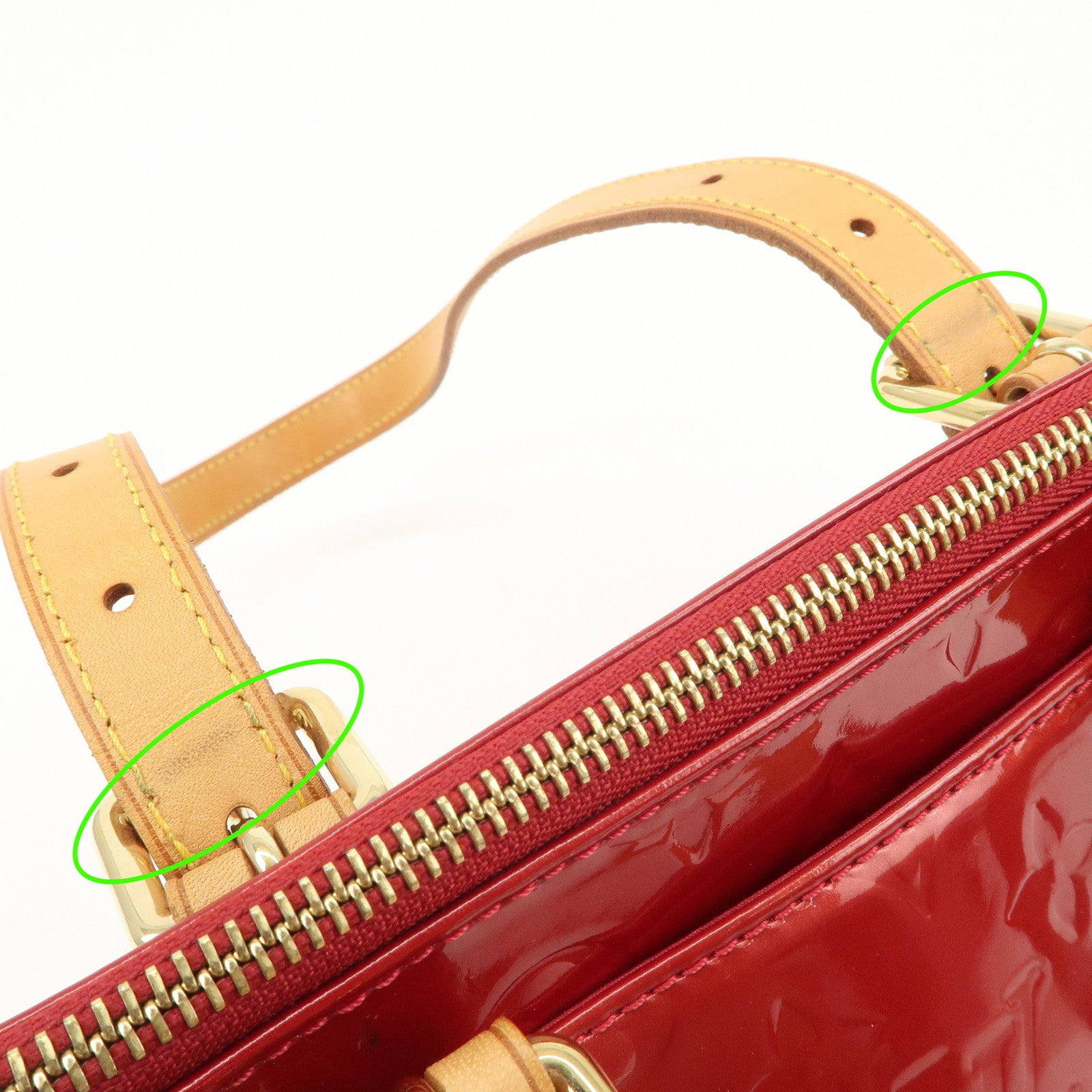 Louis Vuitton Vernis Rosewood Avenue Hand Bag Pomme D'Amour M93507