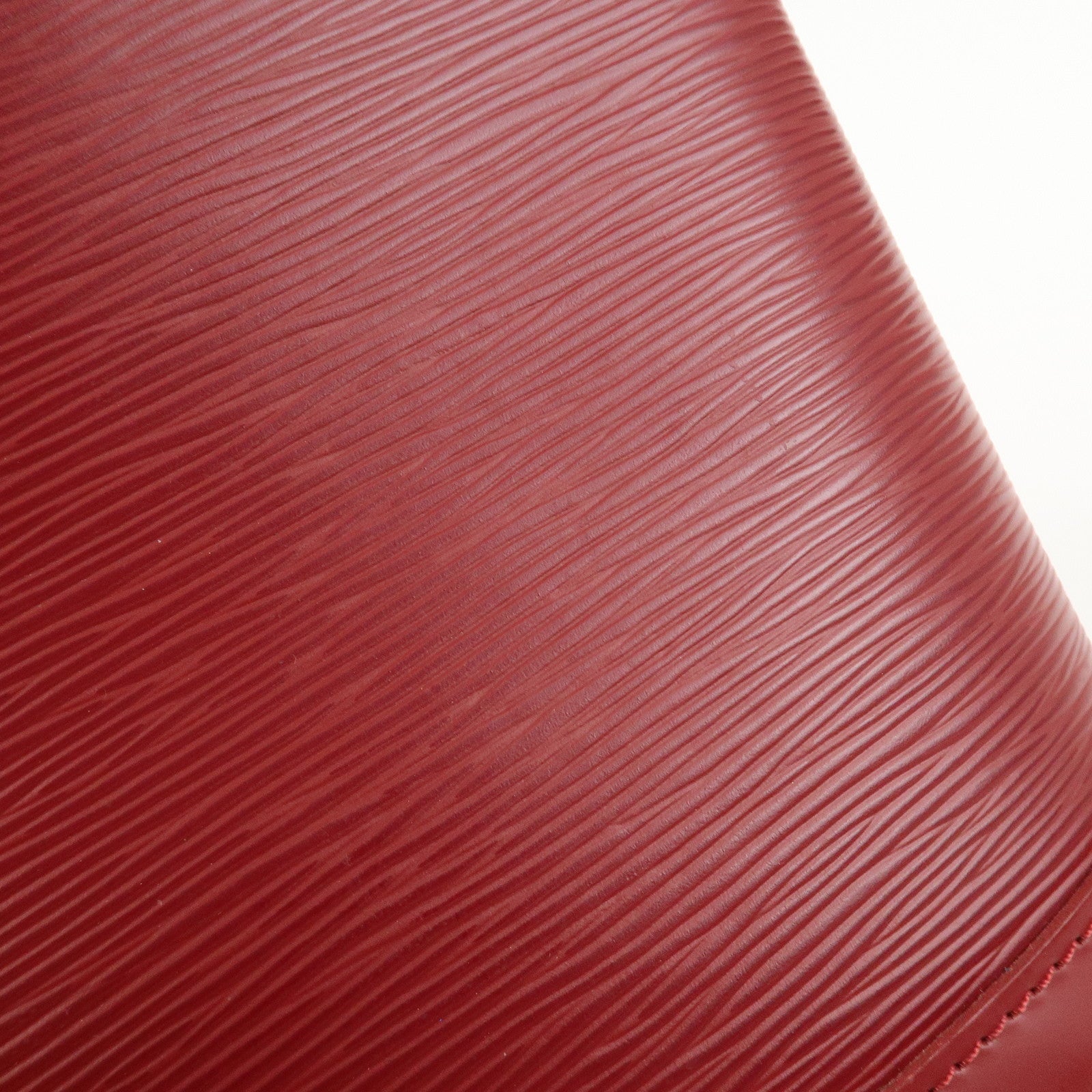 Louis Vuitton Epi Alma PM Leather Hand Bag Carmine M4058E