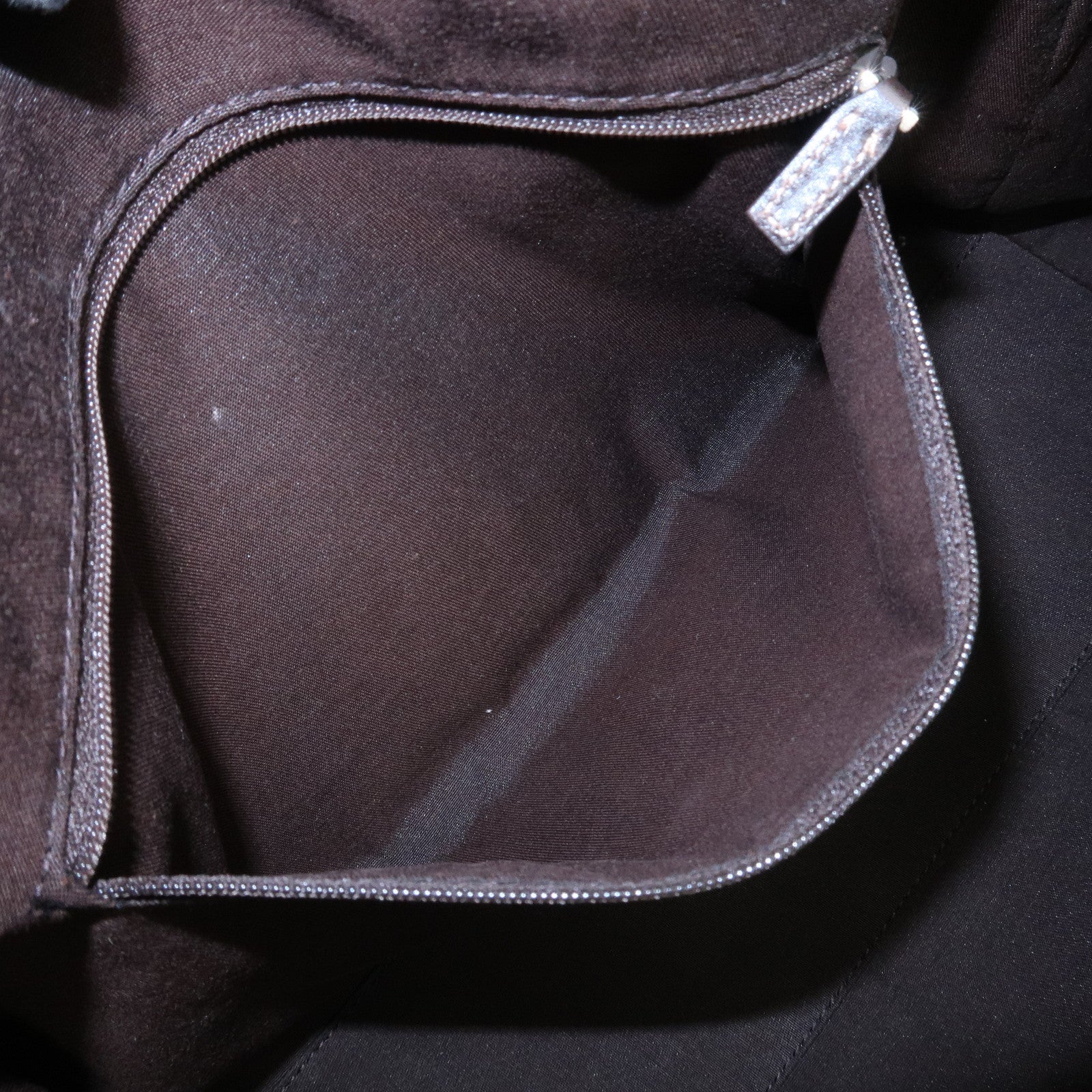 GUCCI Canvas Leather Boston Bag Hand Bag Beige Brown 257288