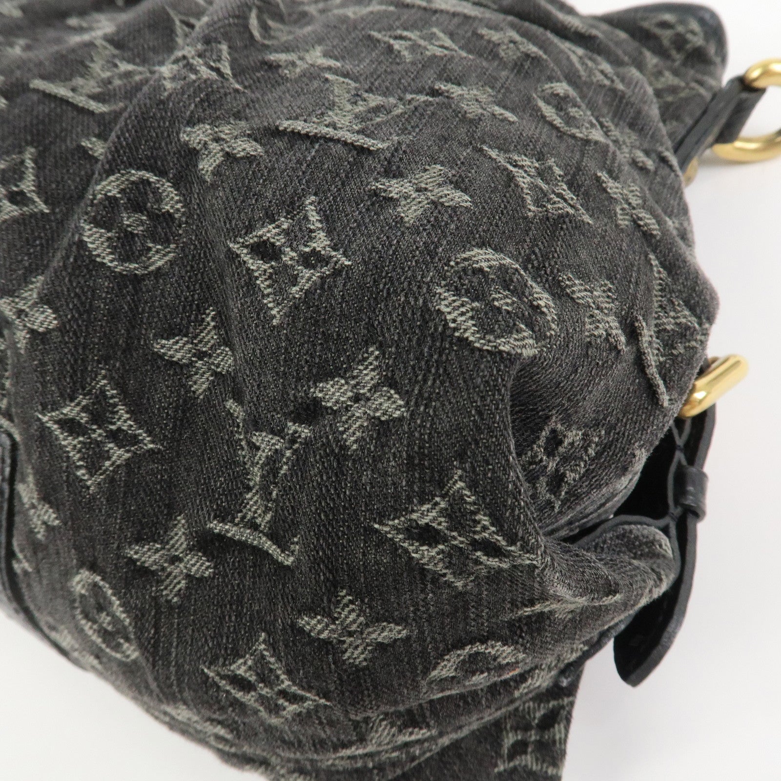 Louis Vuitton Monogram Denim Neo Cabby MM 2Way Bag Noir M95351