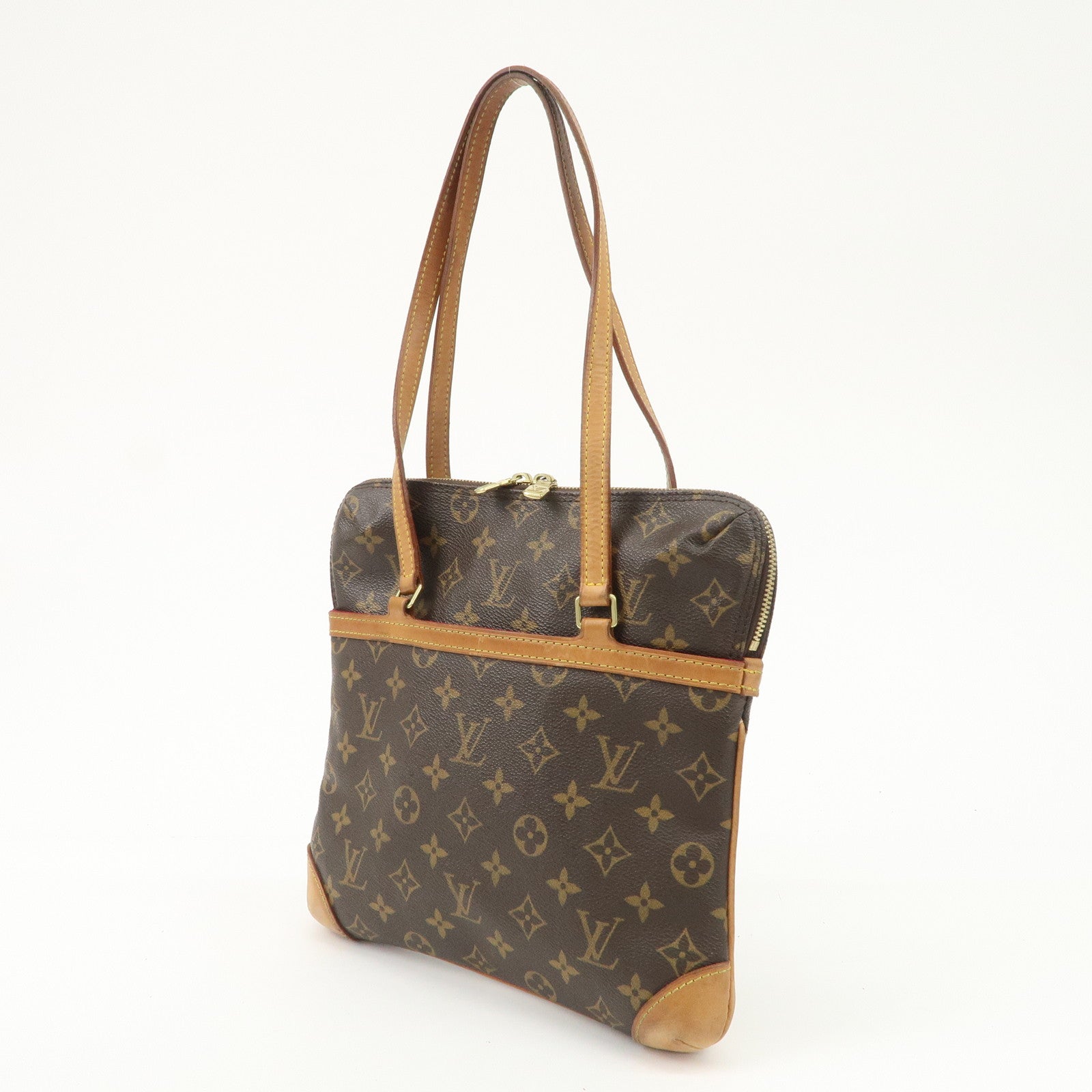 Louis Vuitton Monogram Coussin GM Hand Bag Shoulder Bag Brown M51141 Used