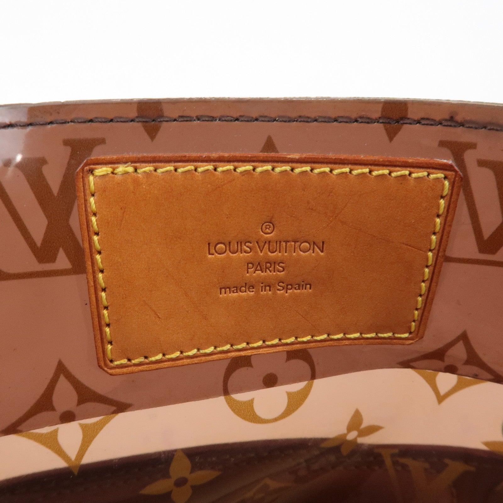 Louis Vuitton Monogram Vinyl Cabas Ambre MM Tote Bag M92501 Used