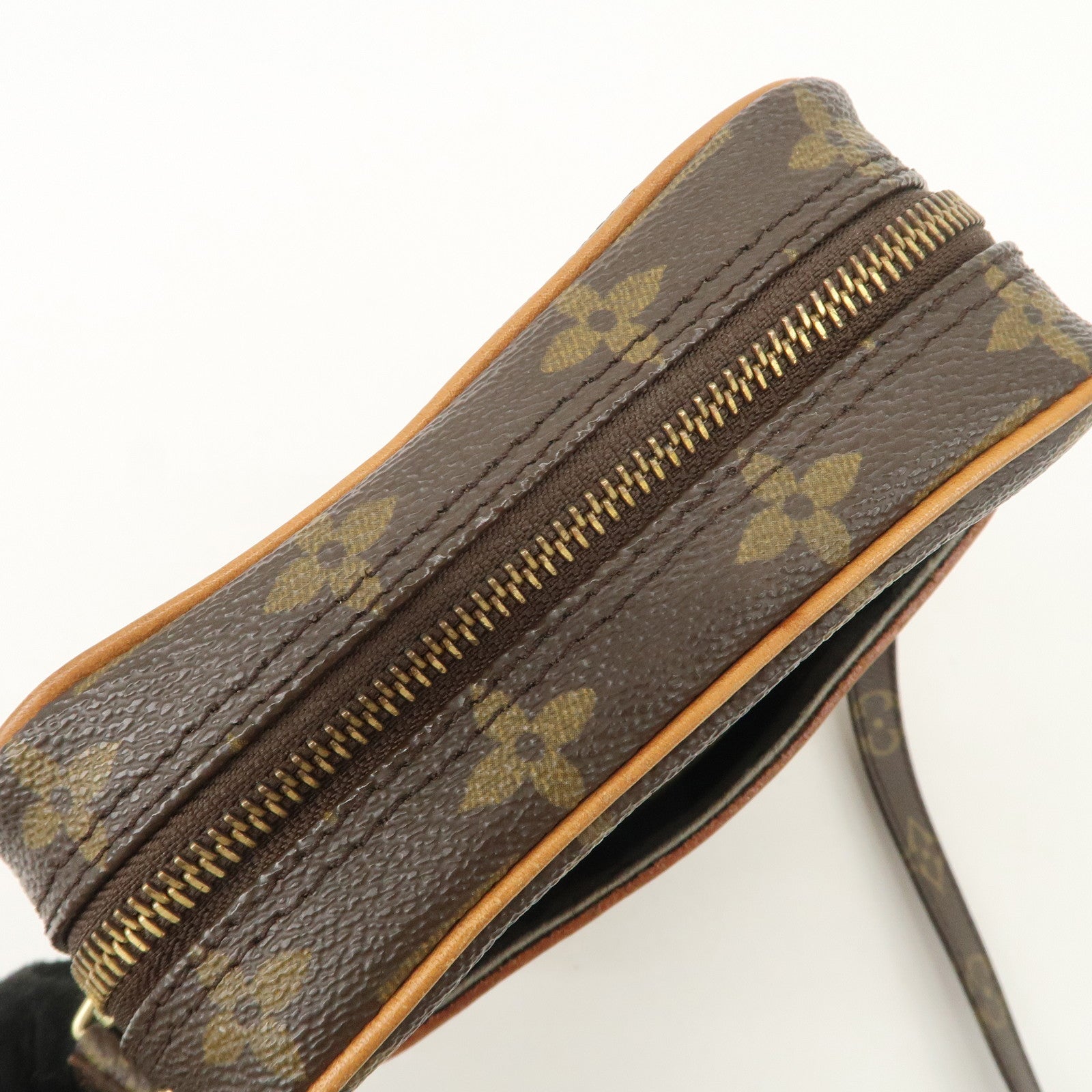 Louis Vuitton Monogram Danube Shoulder Bag Brown M45266 Used