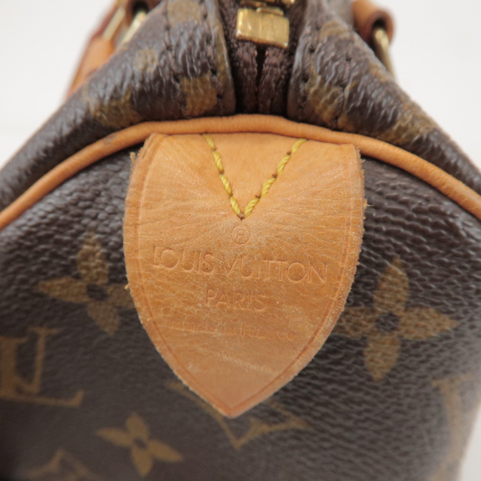 Louis Vuitton Monogram Speedy 25 Boston Bag Hand Bag Brown M41528